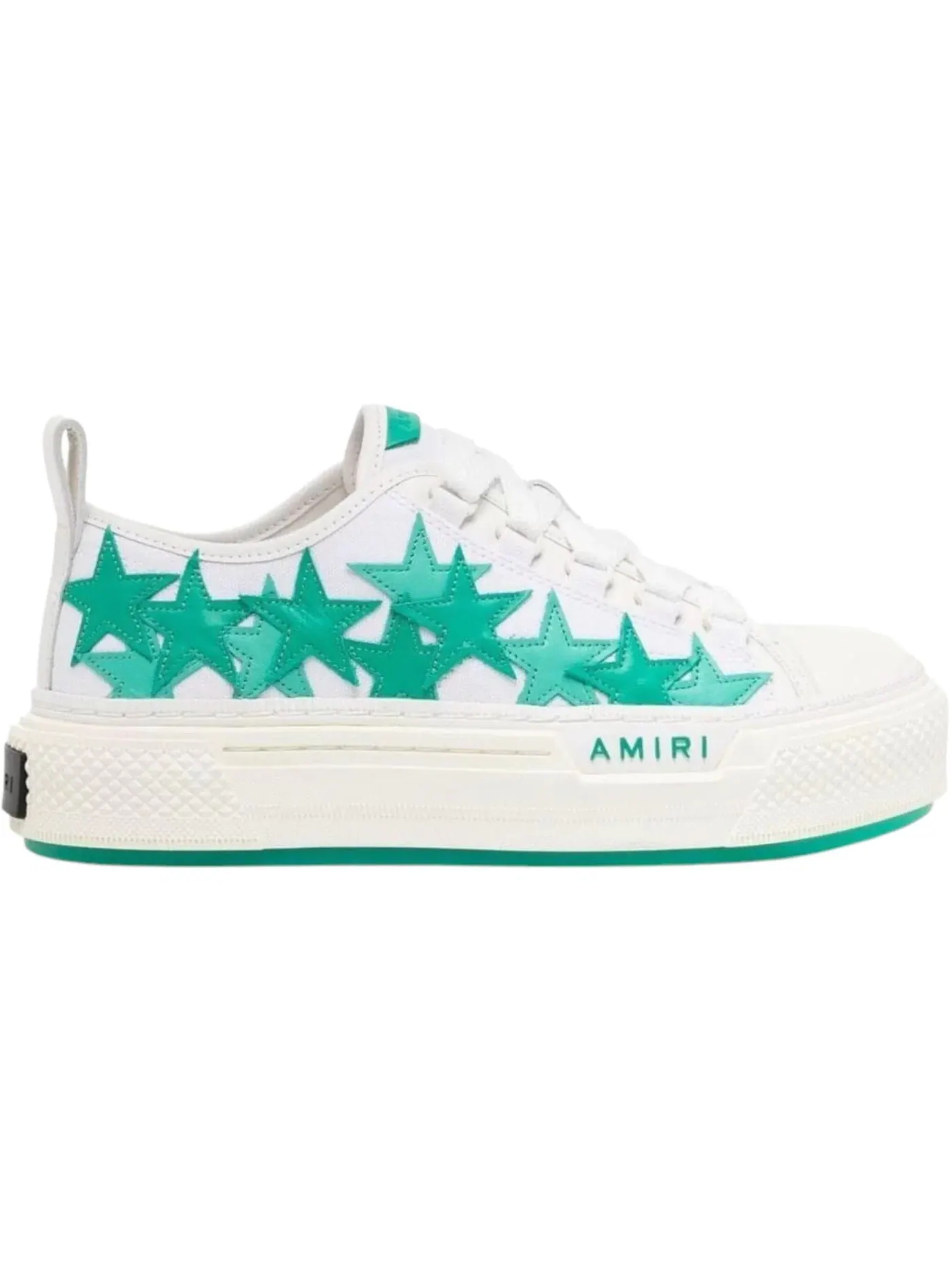 Женские кроссовки с принтом AMIRI Court Star Low AMIRI — изображение 1 из 1, зеленый белый
