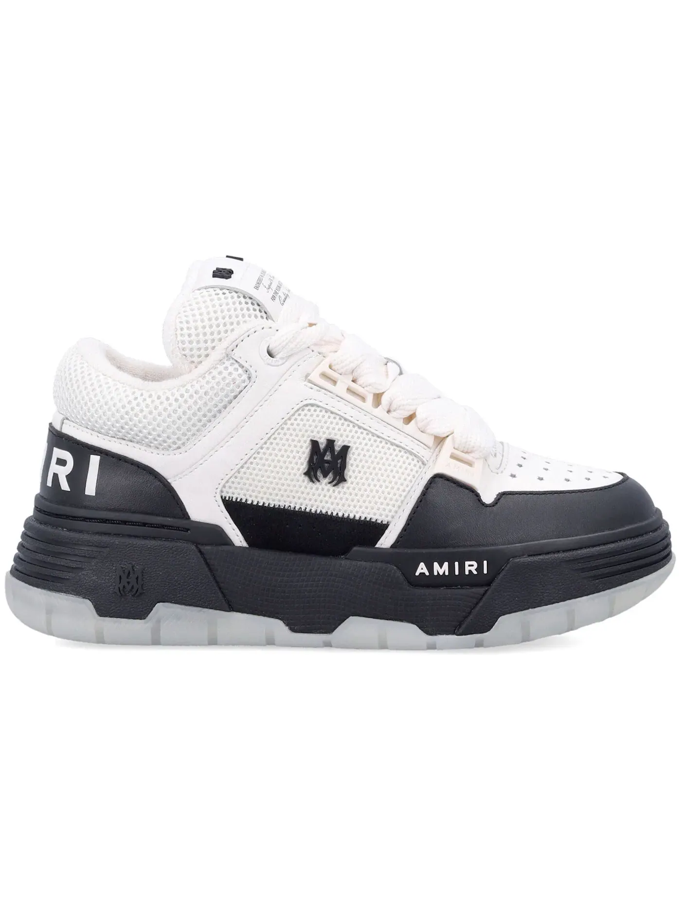Мужские кроссовки AMIRI MA-1 — изображение 1 из 1, белый/черный