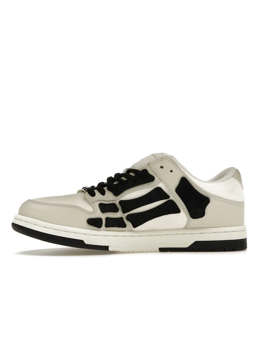 Мужские кроссовки с принтом AMIRI Skel Low Top AMIRI — изображение 3 из 4, бежевый черный