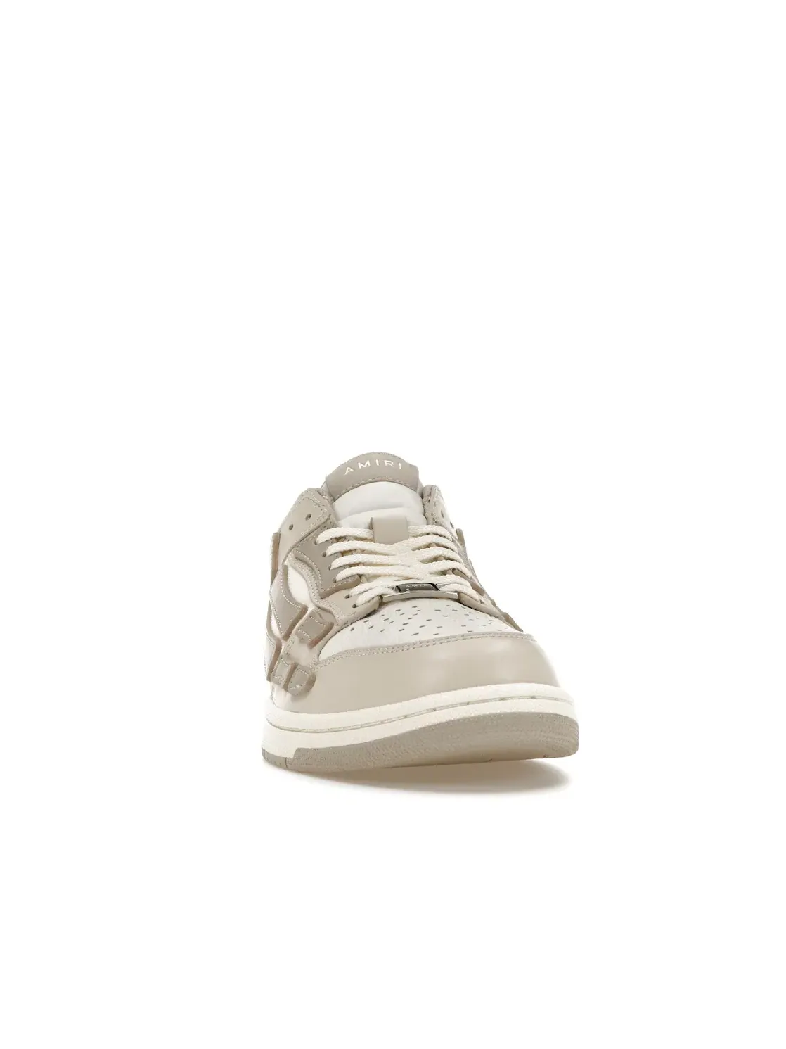 Мужские кроссовки с принтом скелета AMIRI Skel Low Top Low — изображение 2 из 4, белый