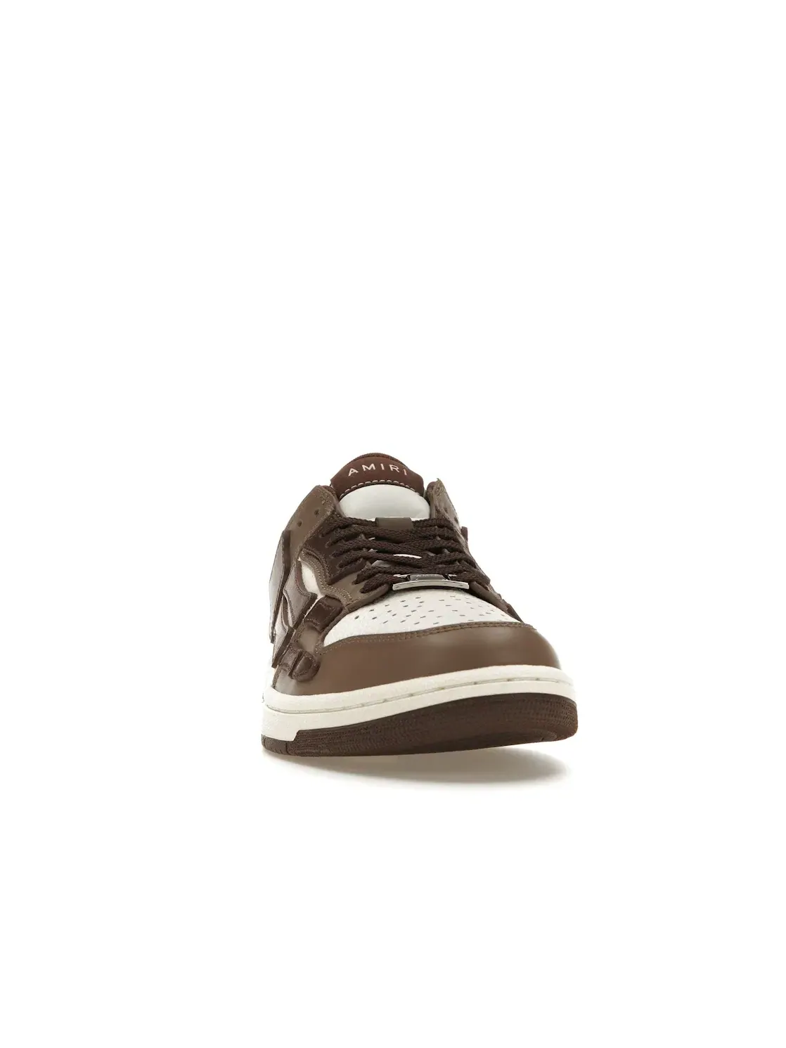 Мужские кеды с принтом AMIRI Skel Low Top Low — изображение 2 из 4, коричневый