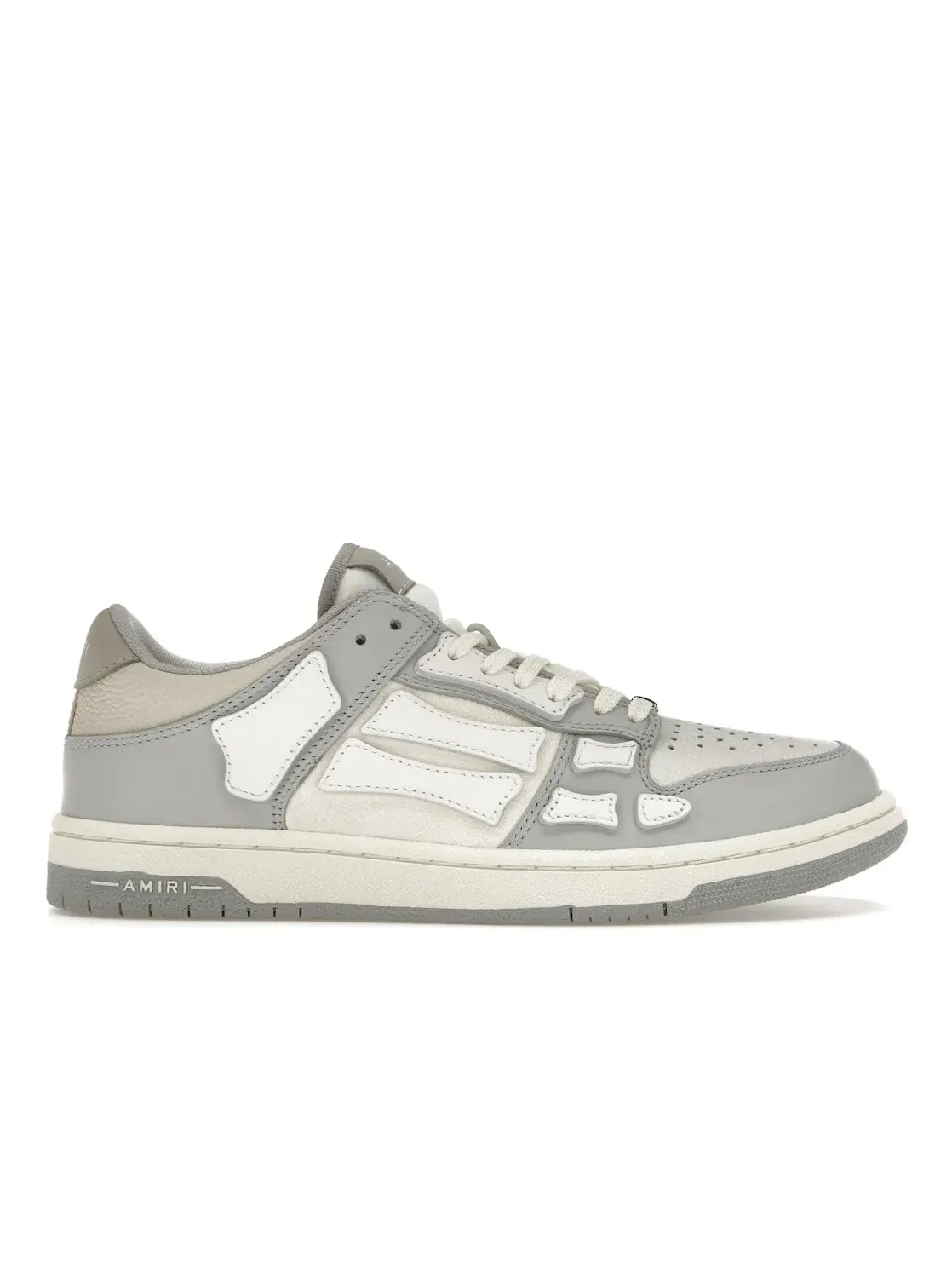 Мужские кроссовки с принтом скелета AMIRI Skel Low Top Low — изображение 1 из 4, серый