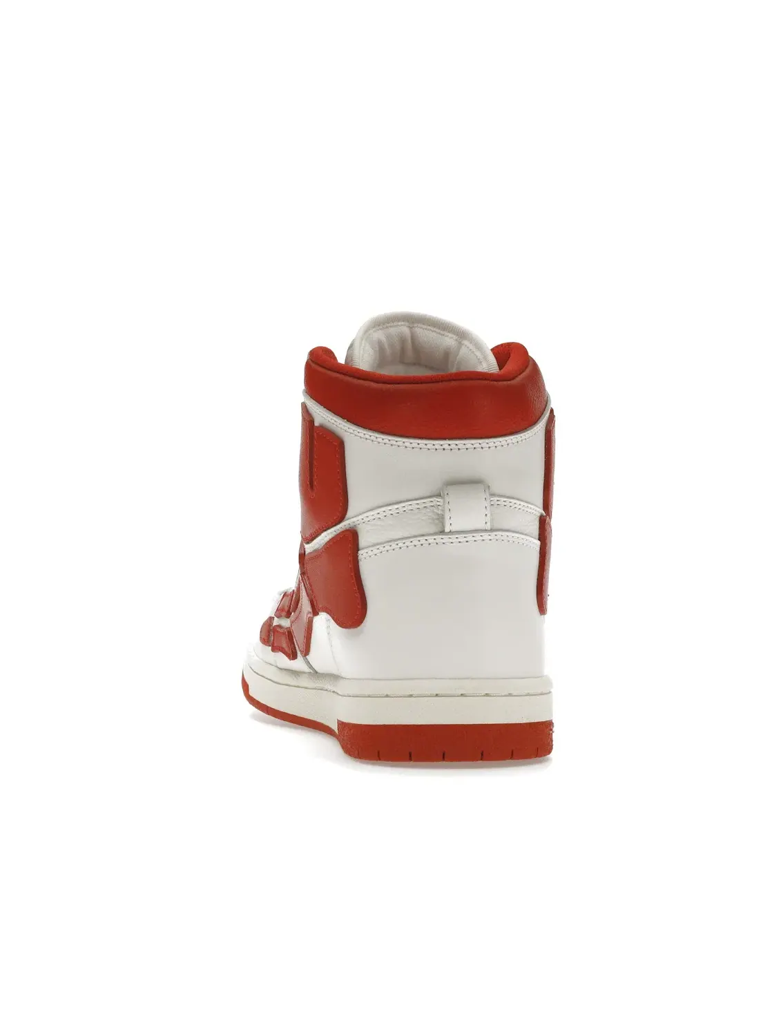 Мужские кроссовки высокие с панельным дизайном AMIRI Skel Panelled High Top — изображение 4 из 4, белый/красный