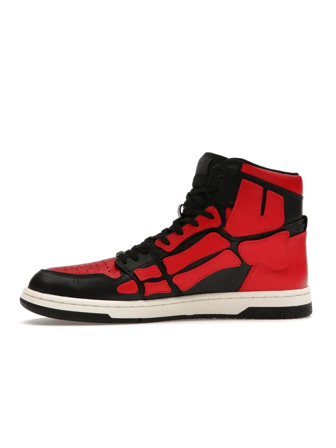 Мужские кроссовки с кедами AMIRI Skel Top Hi — изображение 3 из 4, черный/красный/белый