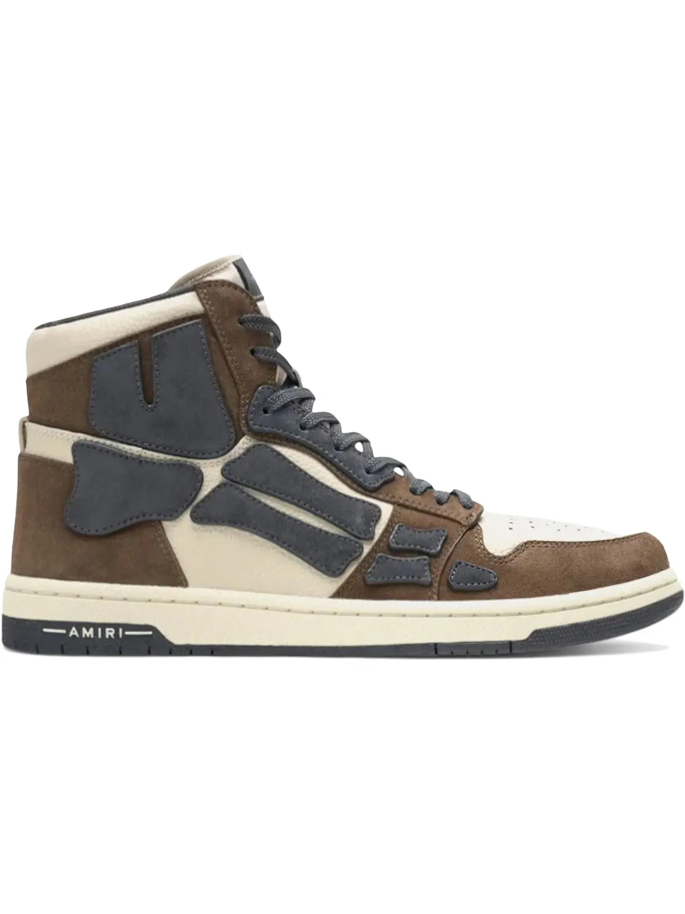 Мужские кроссовки с принтом AMIRI Skel Top Hi — изображение 1 из 1, коричневый