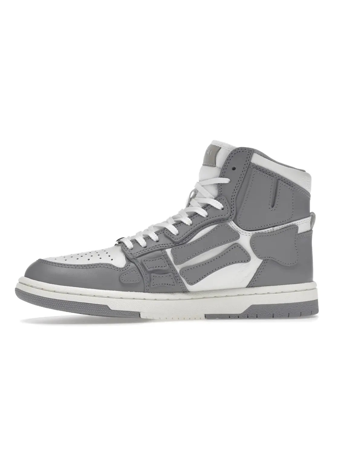 Мужские кроссовки с принтом AMIRI Skel Top Hi — изображение 3 из 4, серый белый
