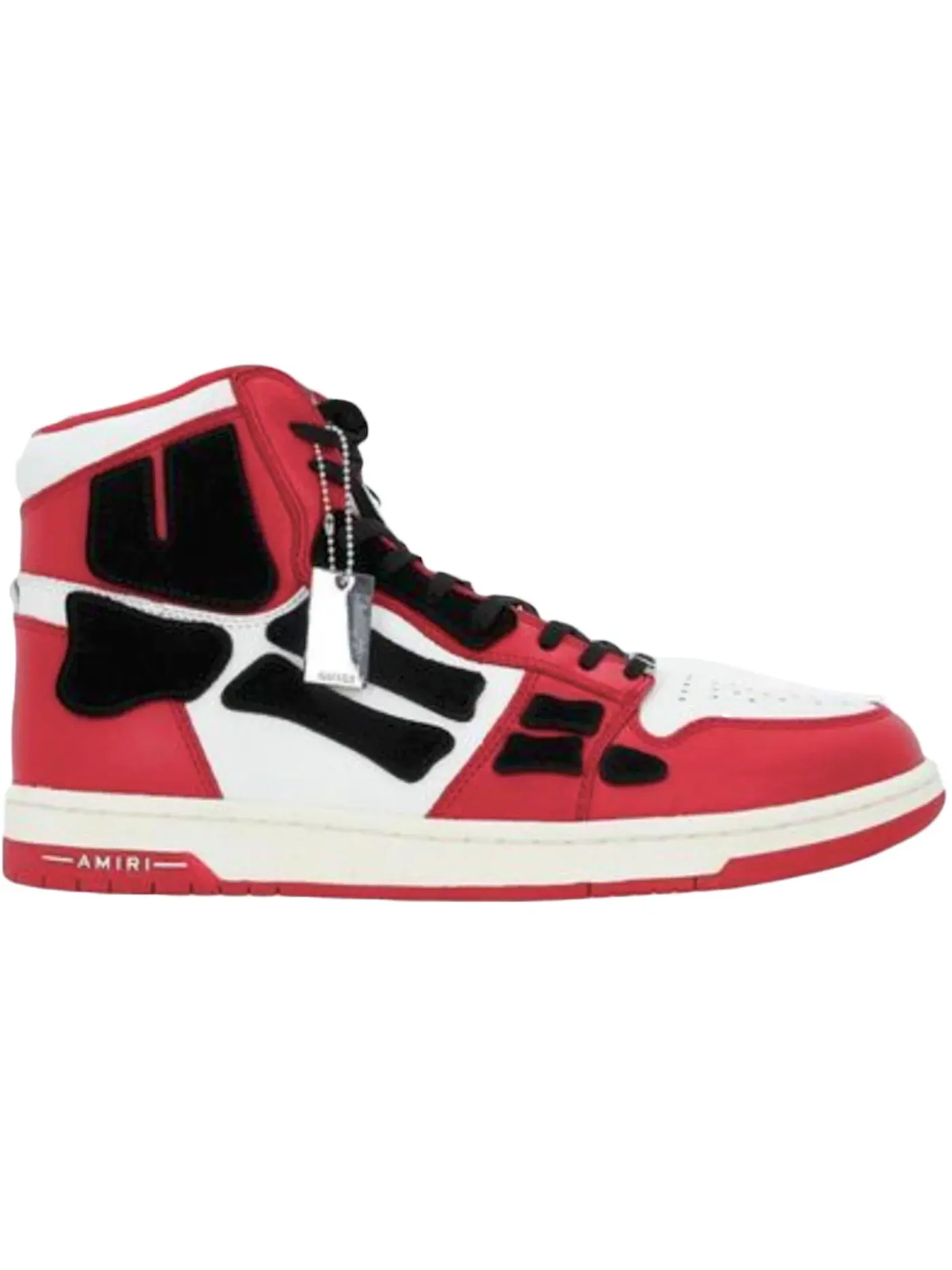 Мужские кроссовки с принтом AMIRI Skel Top Hi AMIRI — изображение 1 из 1, красный белый