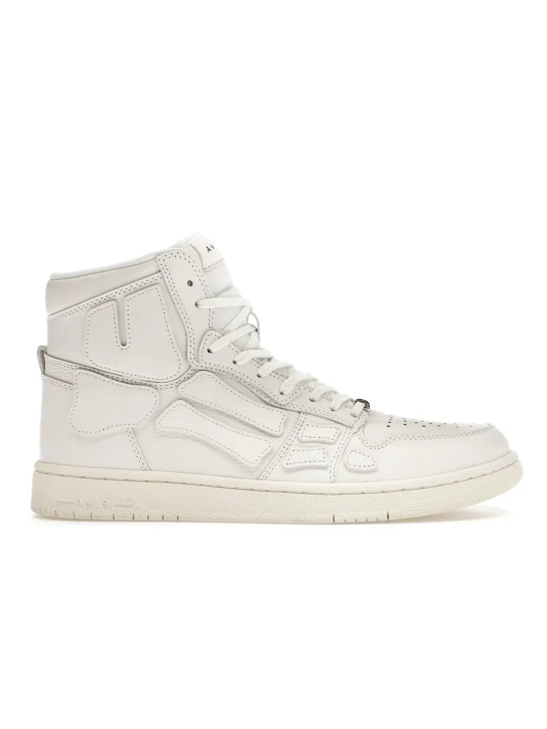 Мужские кроссовки модели AMIRI Skel Top Hi бренда AMIRI — изображение 1 из 4, белый/белый/белый
