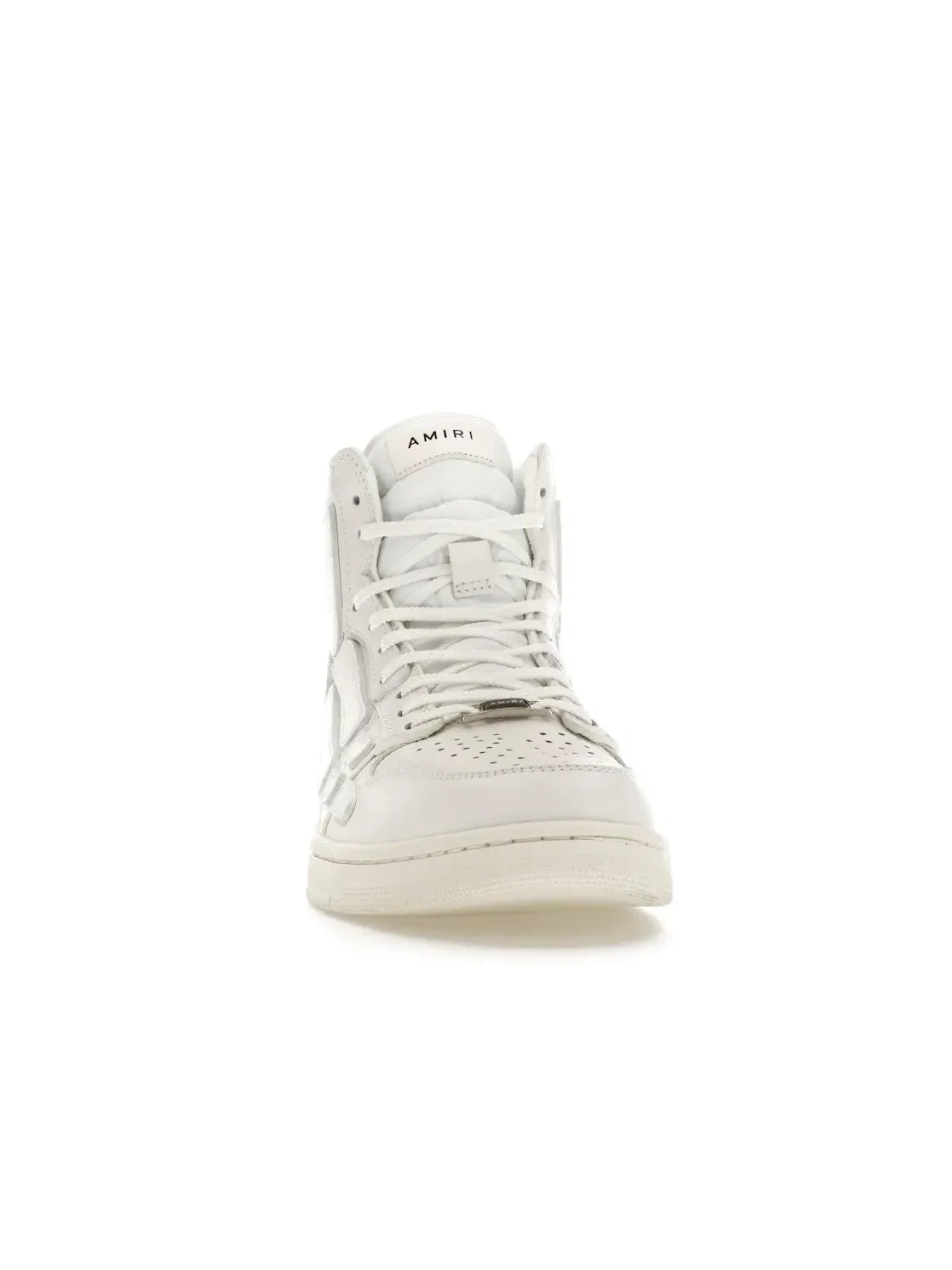 Мужские кроссовки модели AMIRI Skel Top Hi бренда AMIRI — изображение 2 из 4, белый/белый/белый