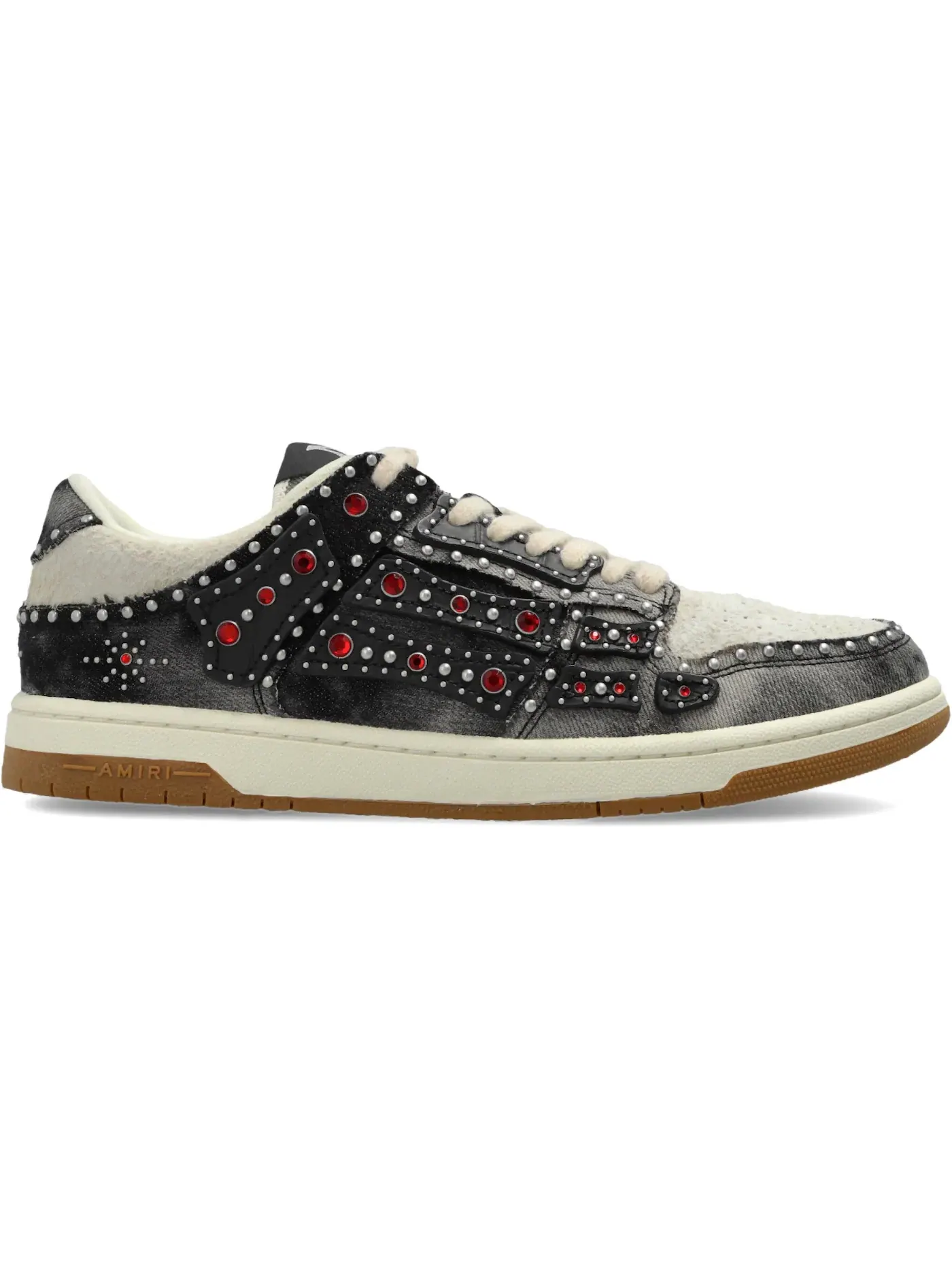 Мужские кроссовки с шипами AMIRI Skel Top Low — изображение 1 из 1, черный