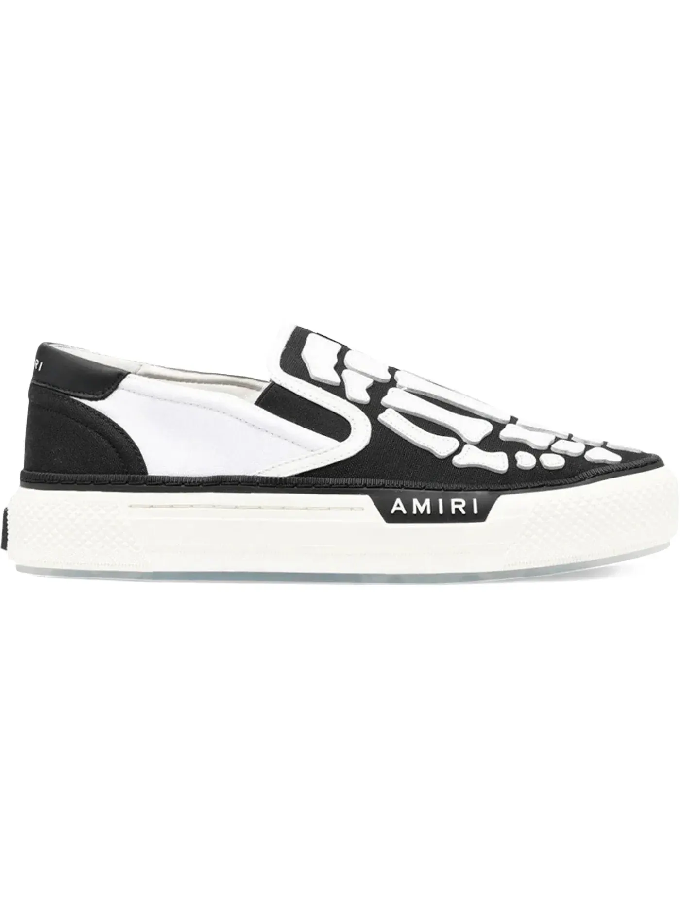Мужские кеды Skel Top Slip-On AMIRI — изображение 1 из 1, черный/белый