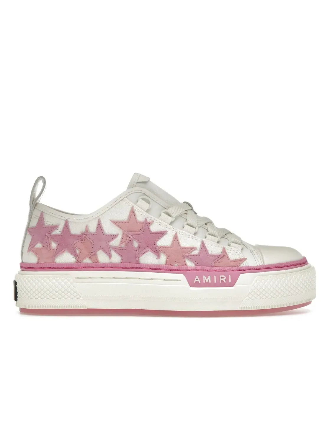 Женские кроссовки AMIRI Star Low — изображение 1 из 4, белый/розовый