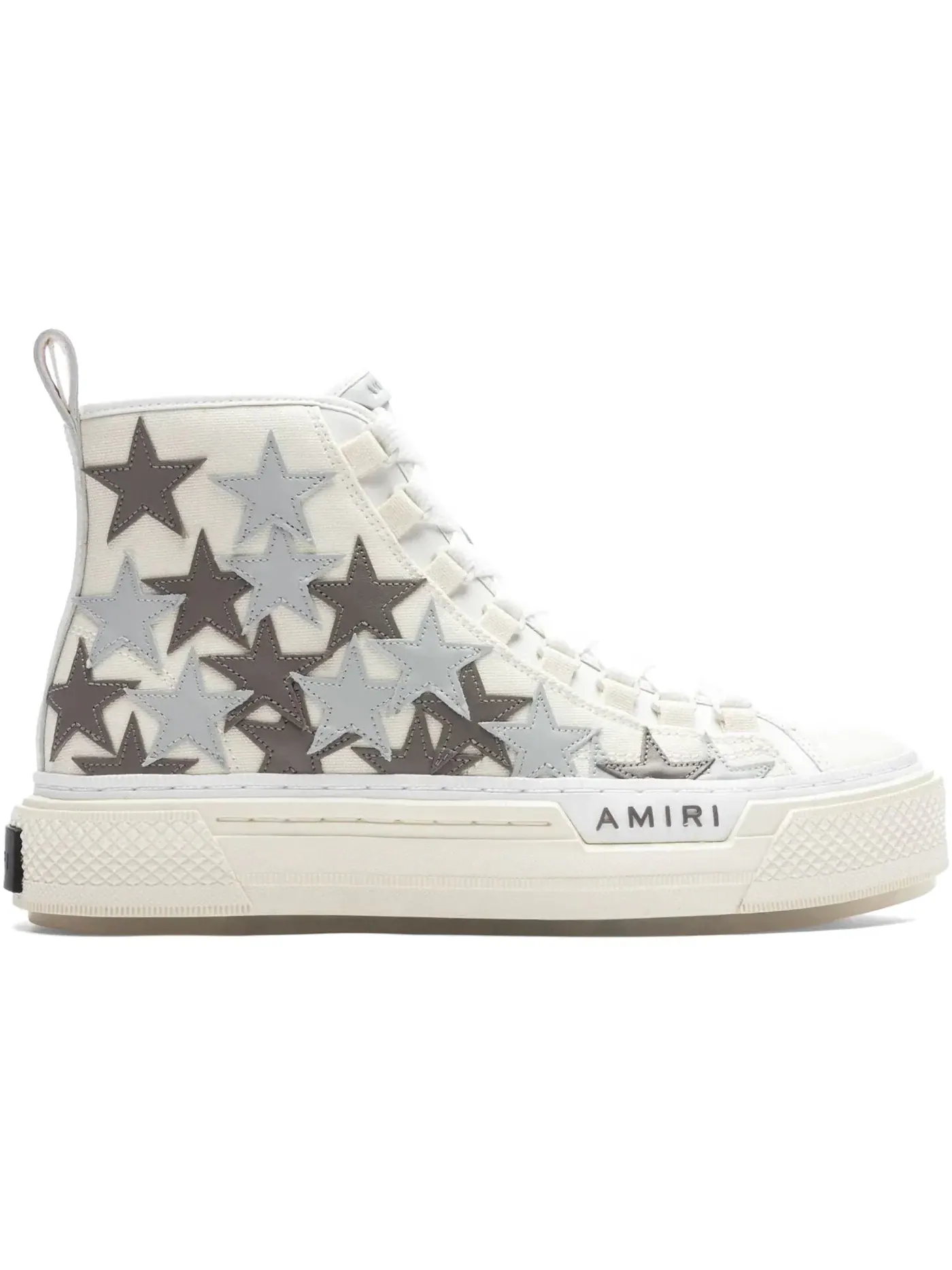 Мужские кроссовки с принтом AMIRI Stars Court High — изображение 1 из 1, серый