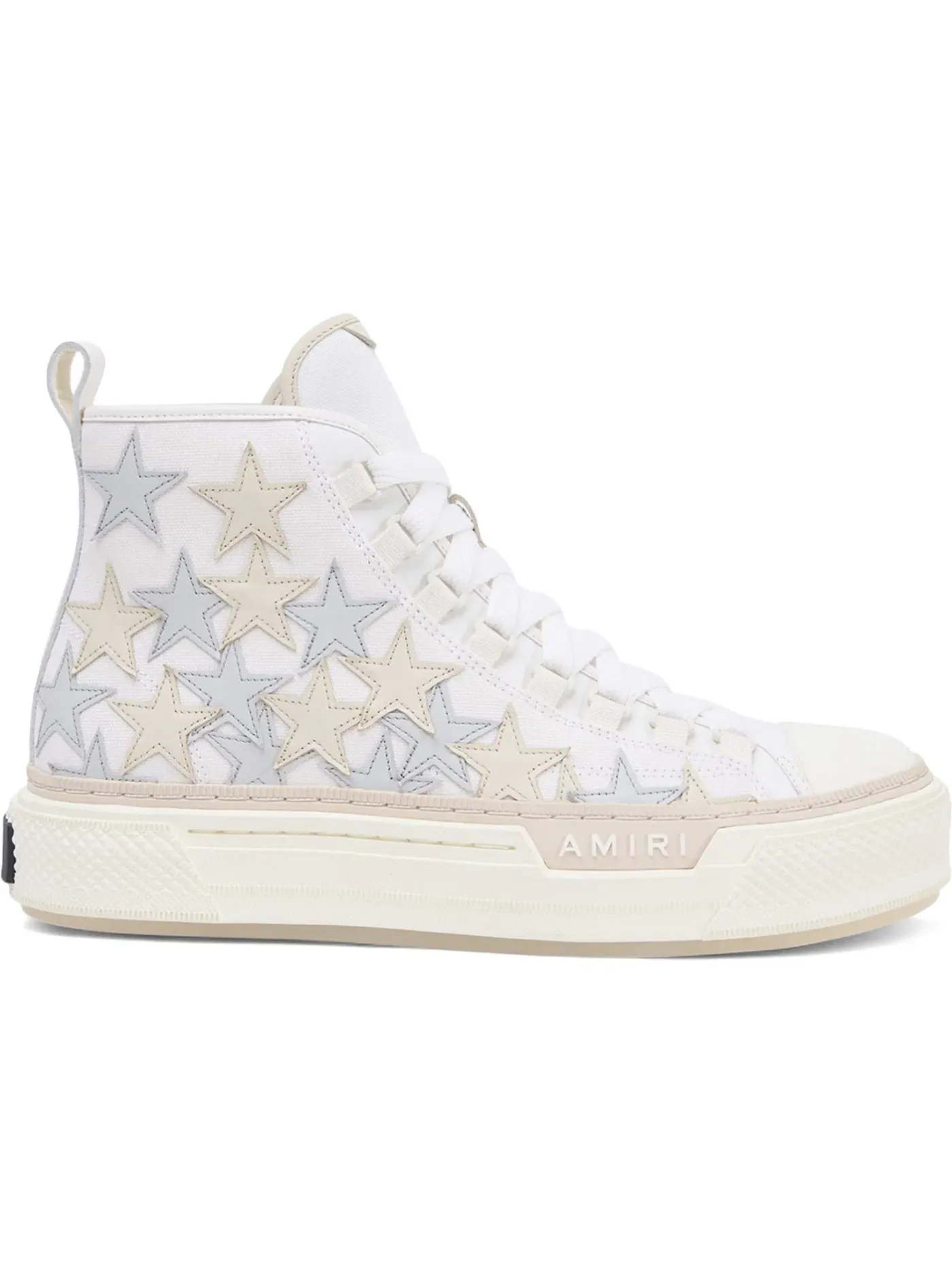 Мужские кроссовки с принтом AMIRI Stars Court High — изображение 1 из 1, белый