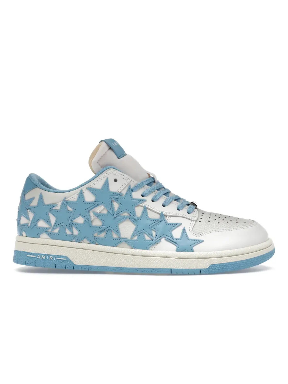 Мужские кроссовки с принтом AMIRI Stars Low Top AMIRI — изображение 1 из 4, синий
