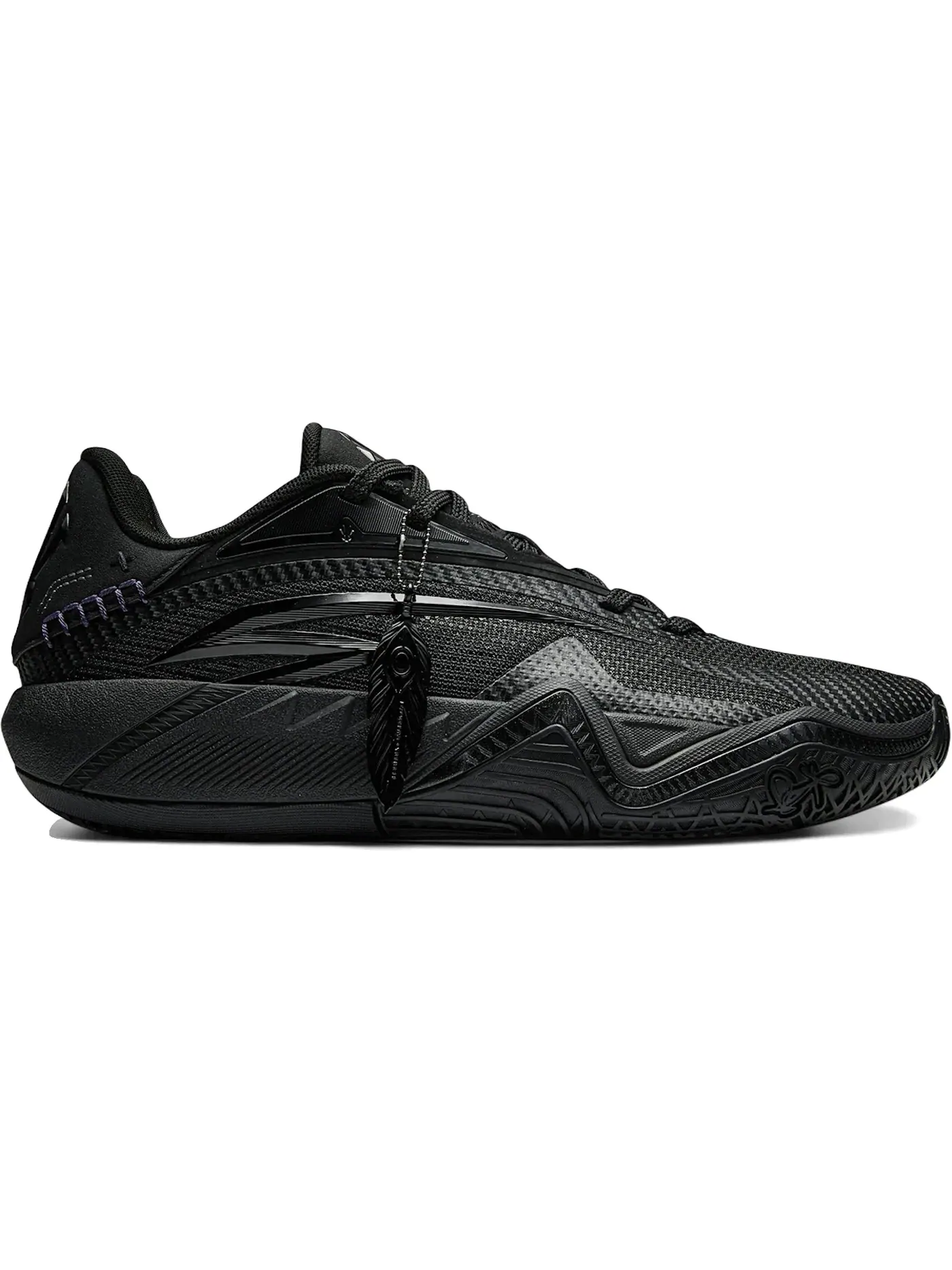 Мужские кроссовки для баскетбола Anta Kai 3 Triple Black Shadow Work — изображение 1 из 1, черный/черный/черный