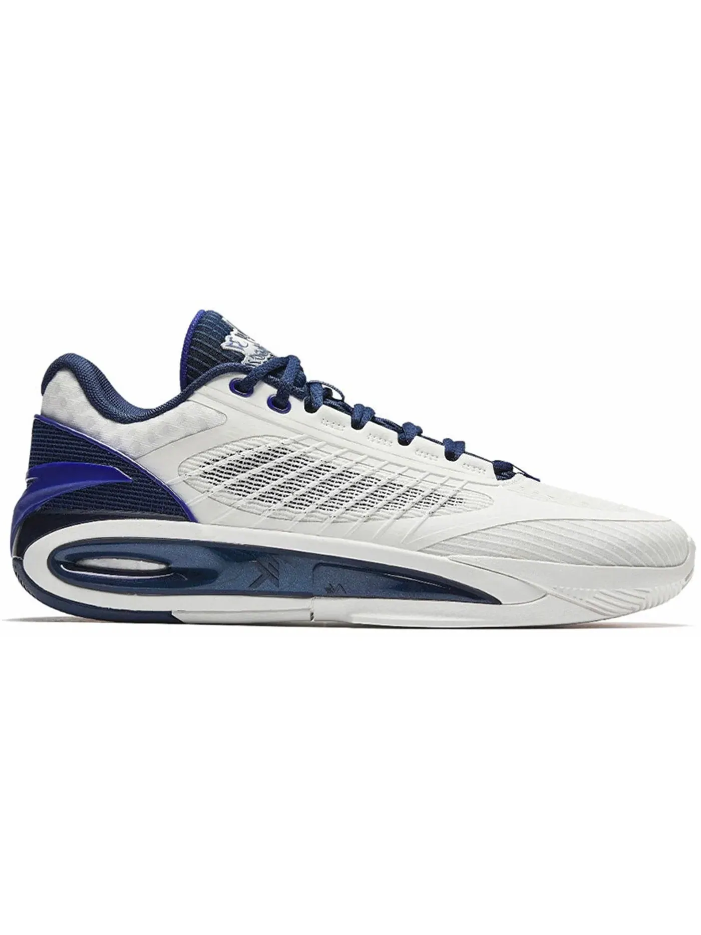 Мужские кроссовки для баскетбола с низким верхом Anta Klay Thompson KT10 Low — изображение 1 из 1, белый/темно-синий