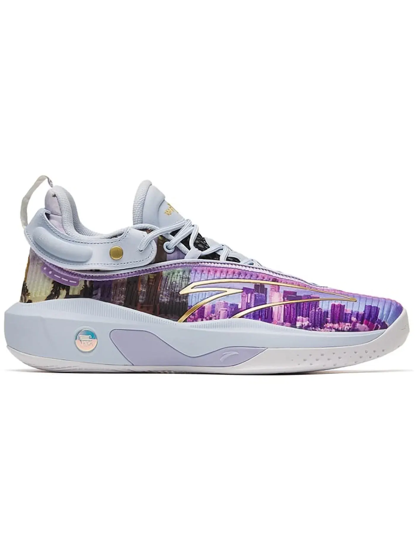 Мужские кроссовки для баскетбола Anta Klay Thompson KT8 — изображение 1 из 1, черный/синий/фиолетовый