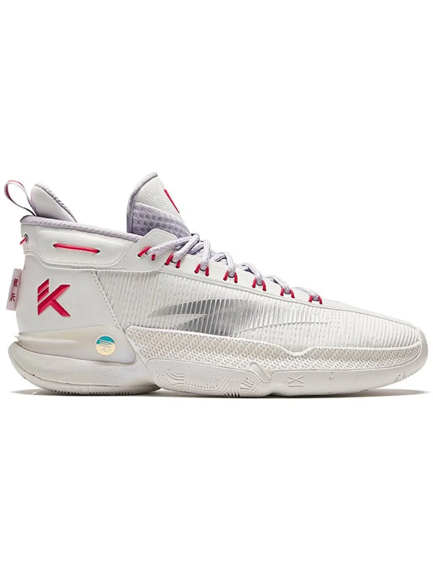 Мужские кроссовки для баскетбола Anta Klay Thompson KT9 — изображение 1 из 1, белый/красный