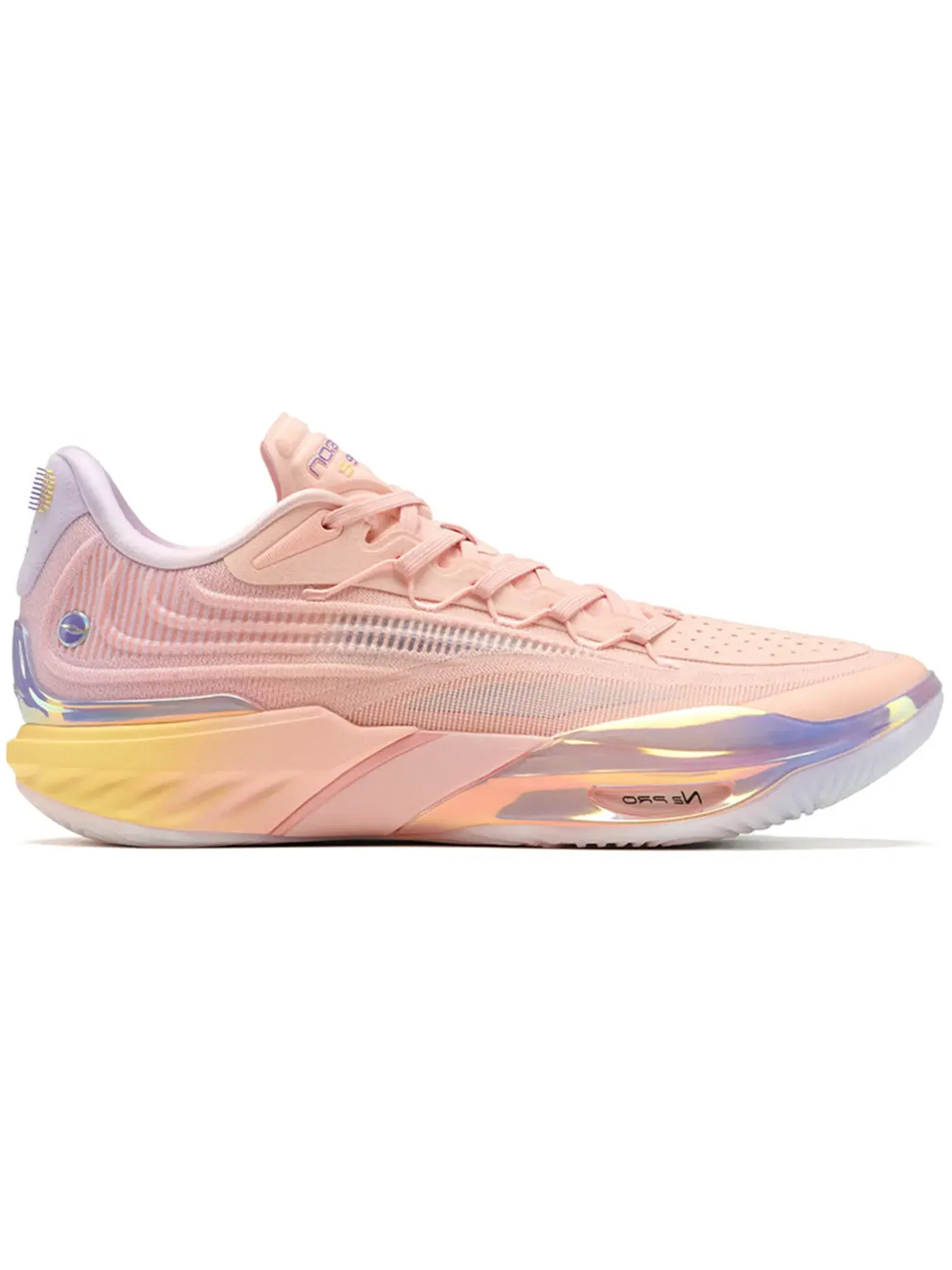 Мужские кроссовки с амортизацией Anta Sneakerverse SV Eclosion Type 2 — изображение 1 из 1, розовый//желтый