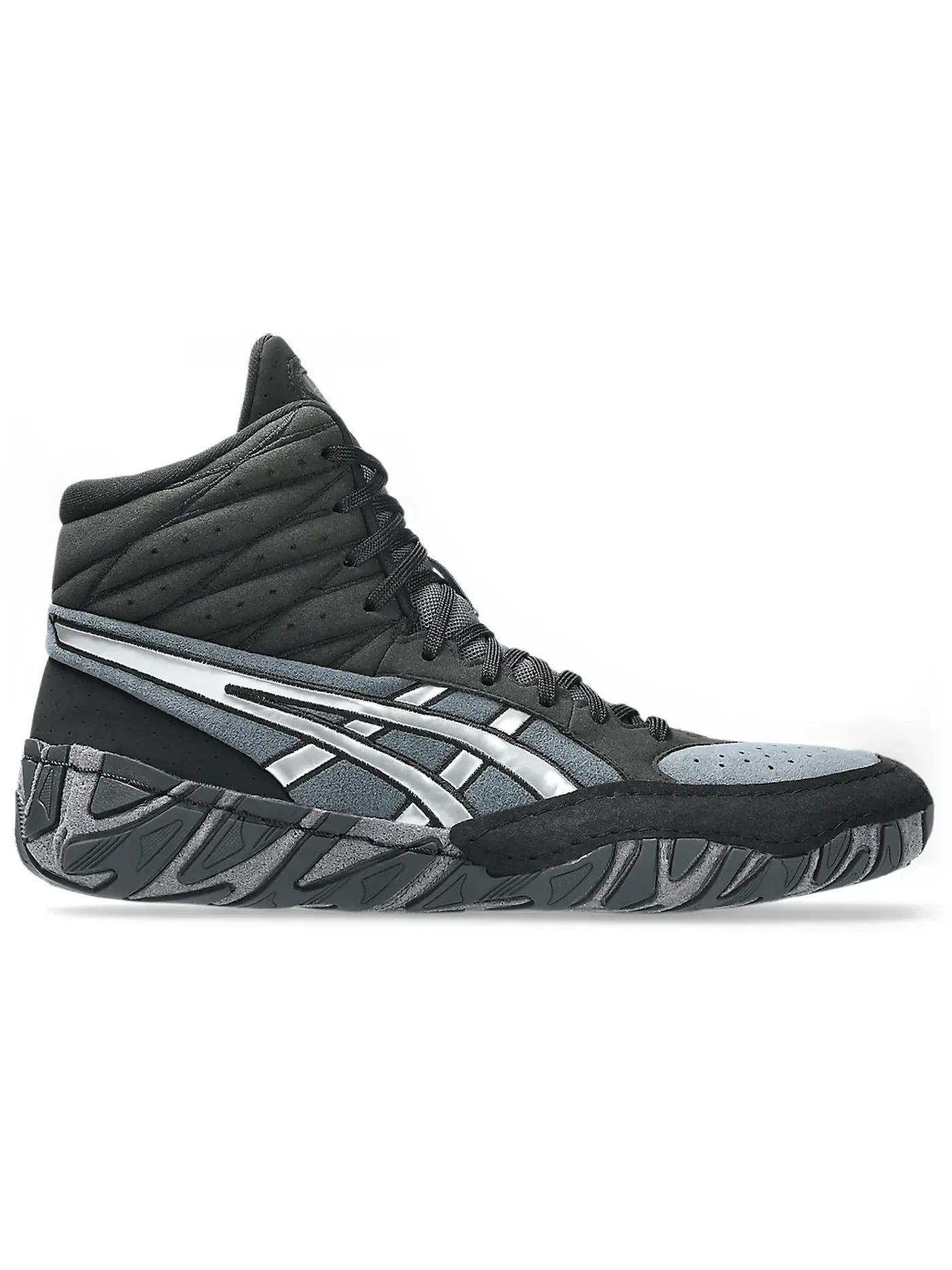 Мужские кроссовки для бега ASICS Aggressor 6 — изображение 1 из 1, черный/серебристый