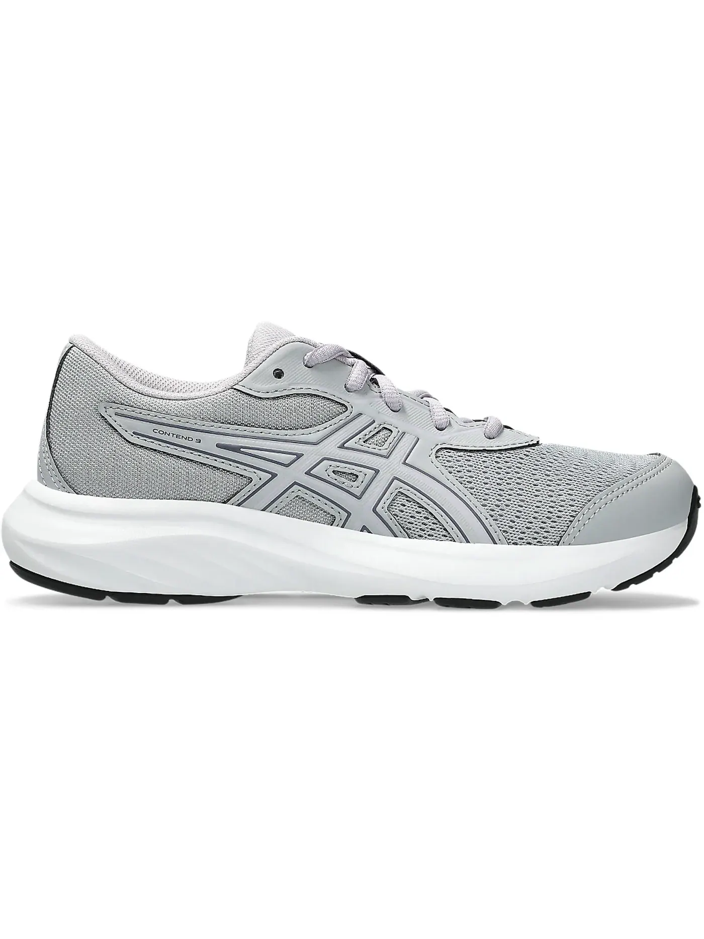 Детские кроссовки для бега ASICS Contend 9 — изображение 1 из 1, серый/фиолетовый