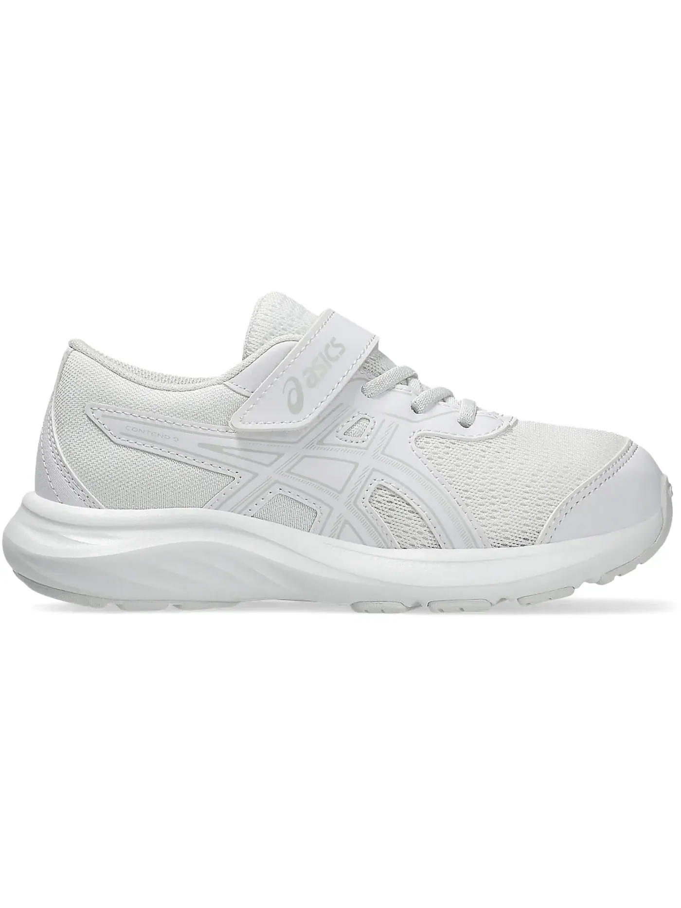 Детские кроссовки ASICS Contend 9 — изображение 1 из 1, белый/серый