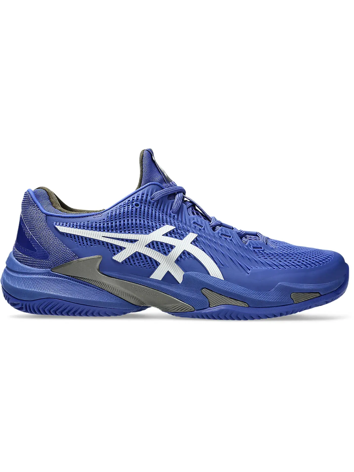 Мужские кроссовки для игры на грунте ASICS Court FF 3 Clay — изображение 1 из 1, темный белый