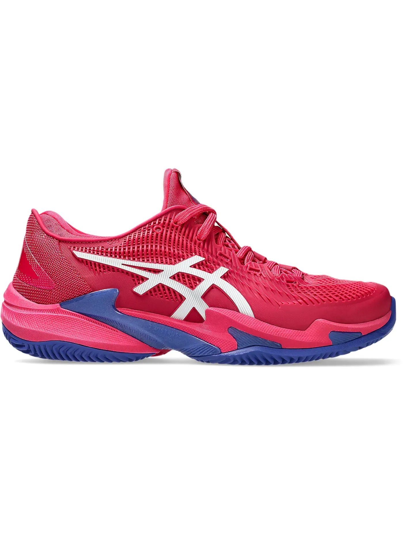Женские кроссовки для тенниса ASICS Court FF 3 Clay — изображение 1 из 1, яркий розовый/белый