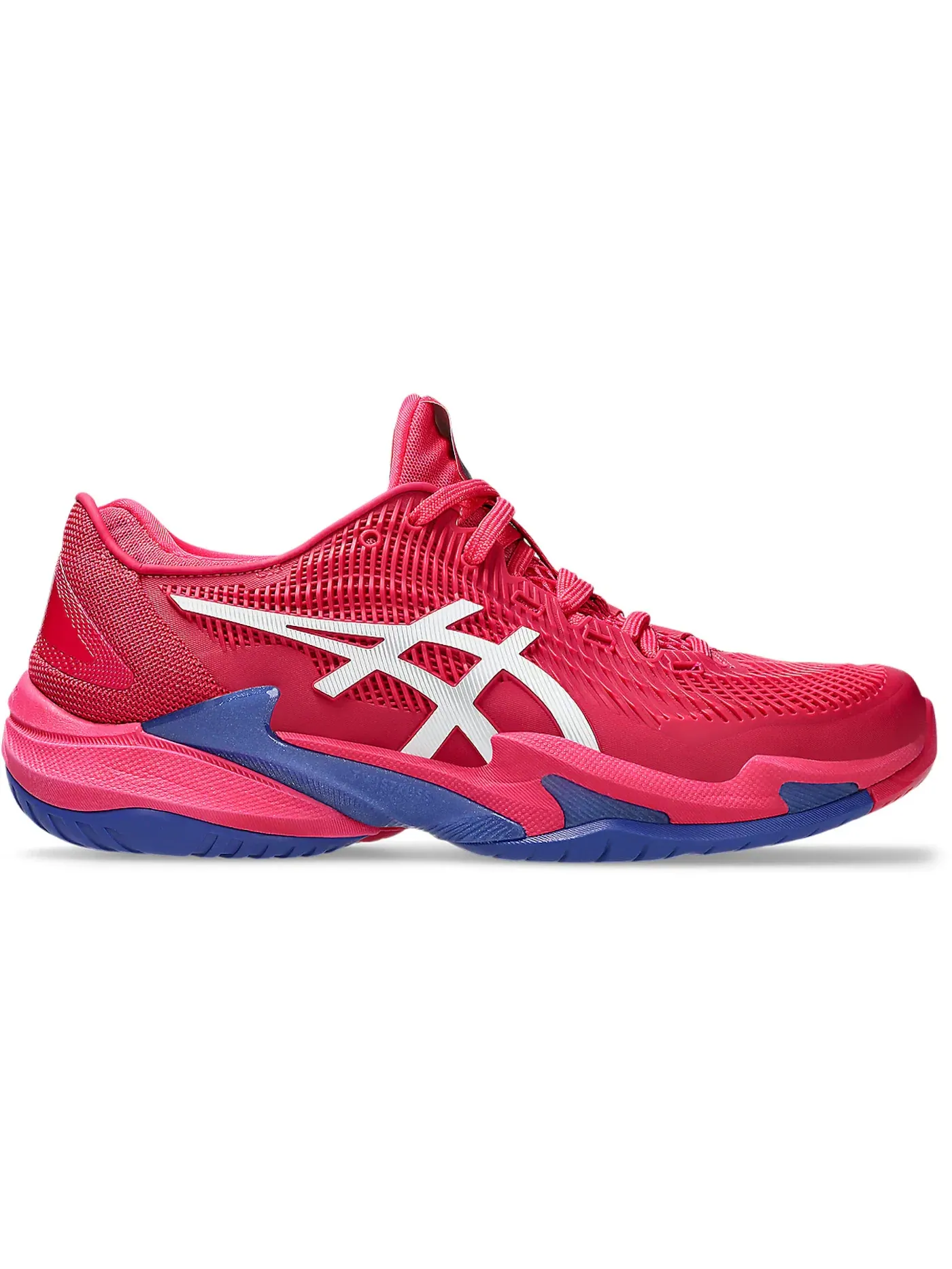Женские кроссовки для тенниса ASICS Court FF 3 — изображение 1 из 1, яркий розовый/белый