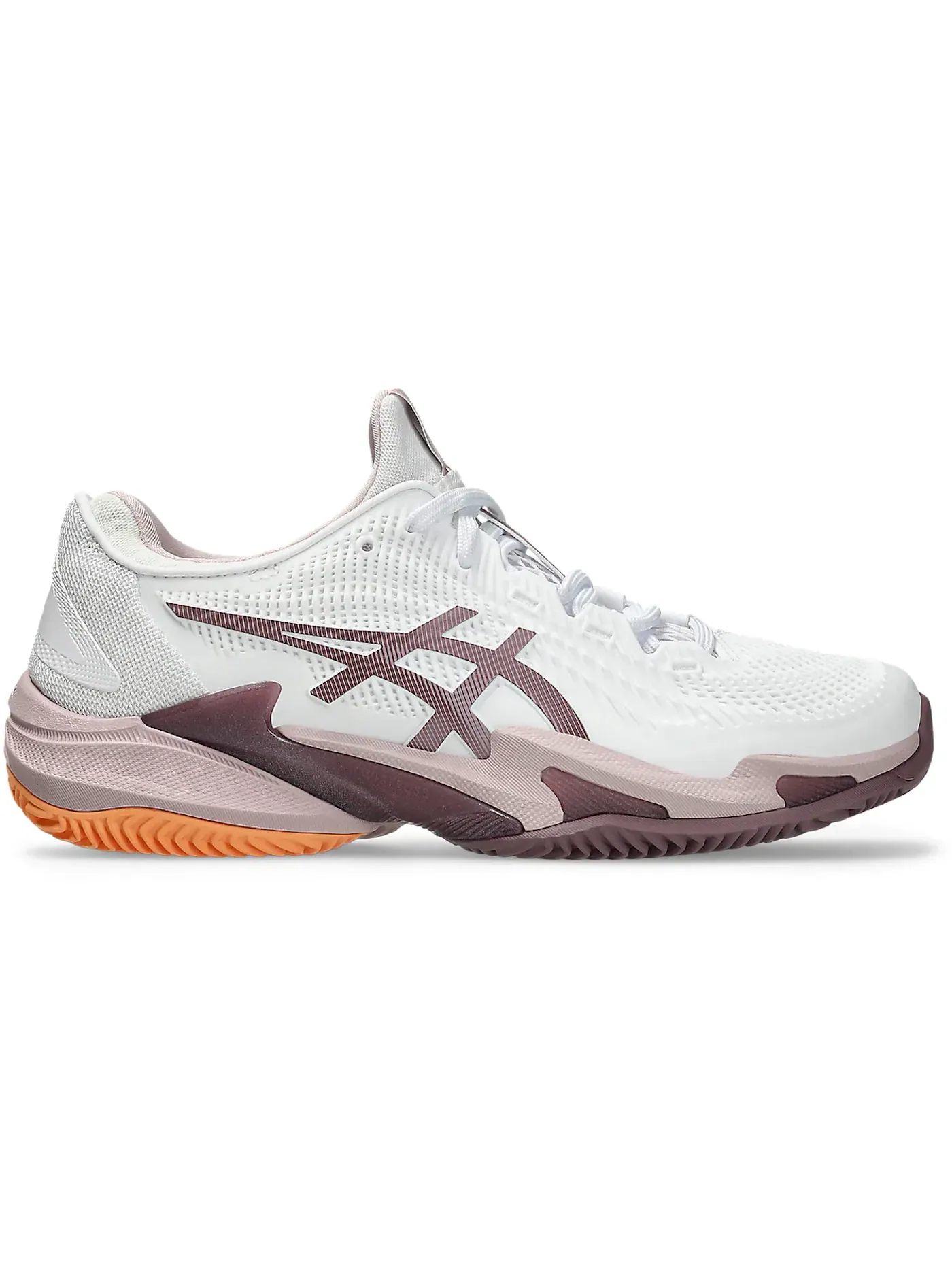 Женские кроссовки для тенниса ASICS Court FF 3 Clay — изображение 1 из 1, белый/розовый