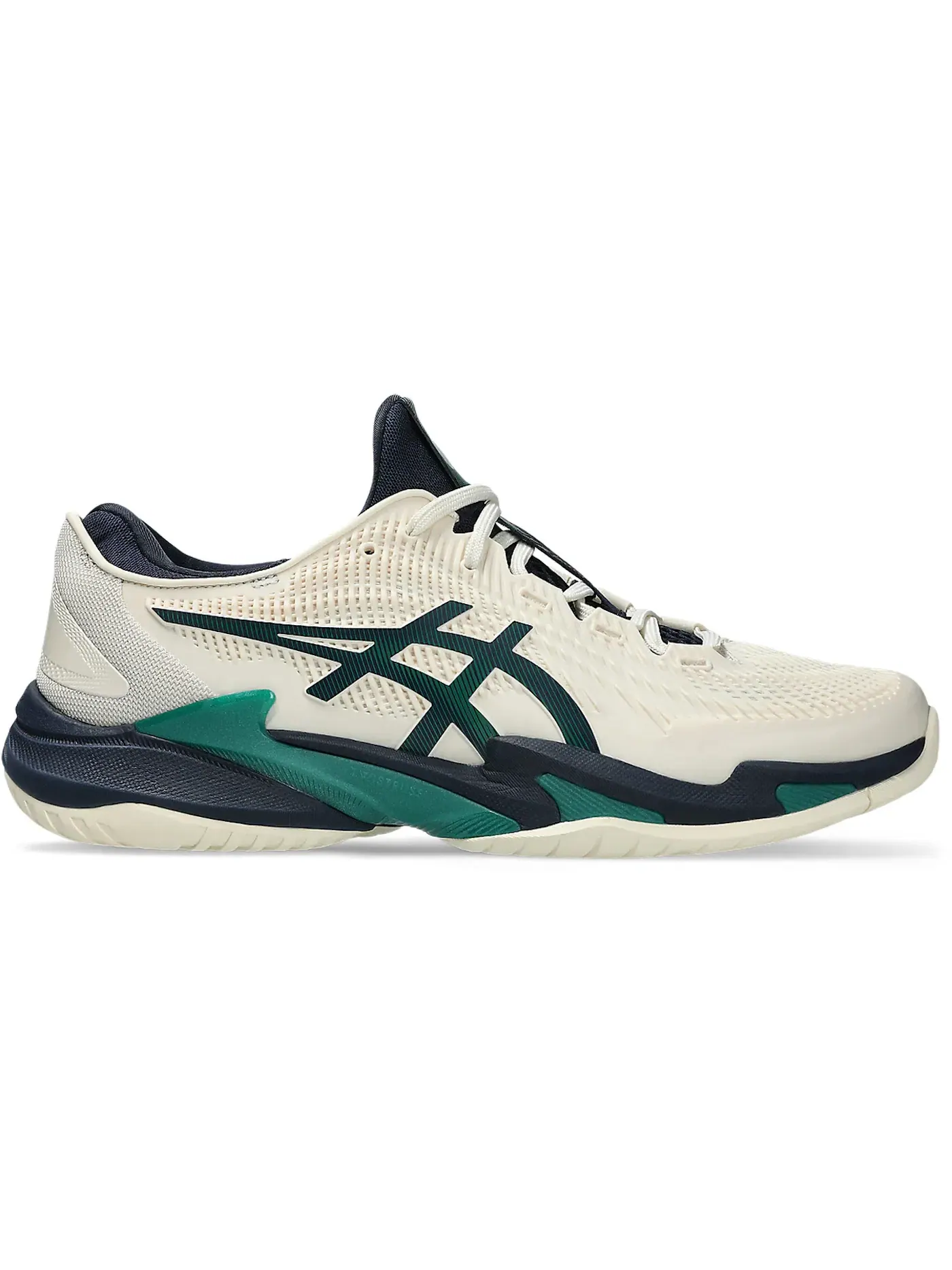 Мужские кроссовки для тенниса ASICS Court FF 3 — изображение 1 из 1, кремовый зеленый