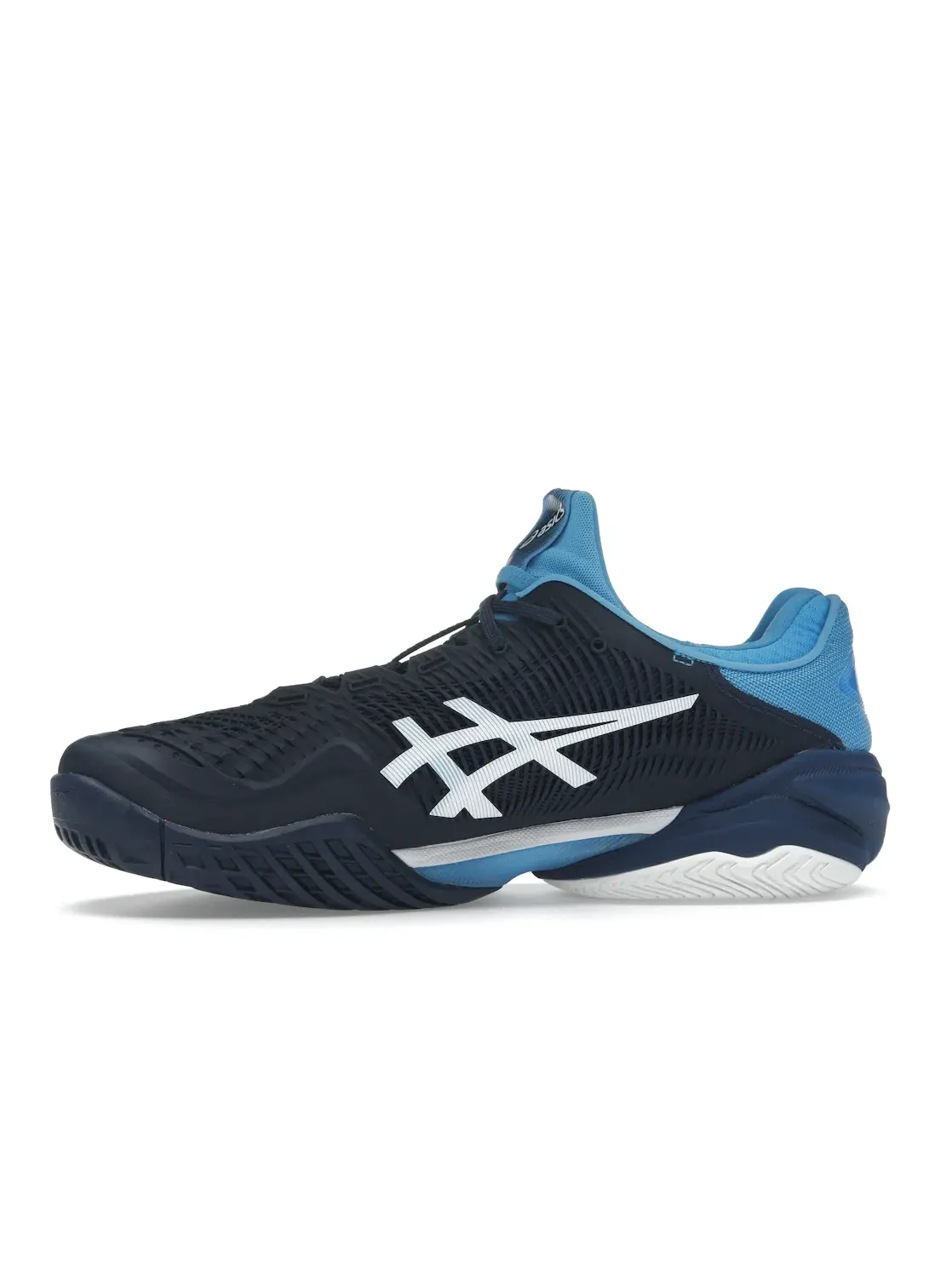Мужские кроссовки для корта ASICS Court FF 3 Novak — изображение 3 из 4, синий/белый