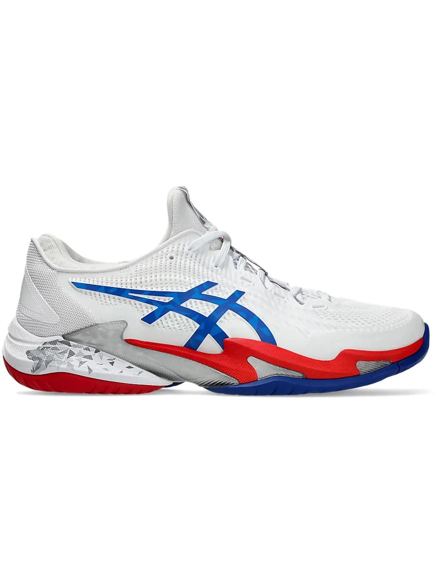 Мужские кроссовки для тенниса ASICS Court FF 3 Novak — изображение 1 из 1, белый/синий