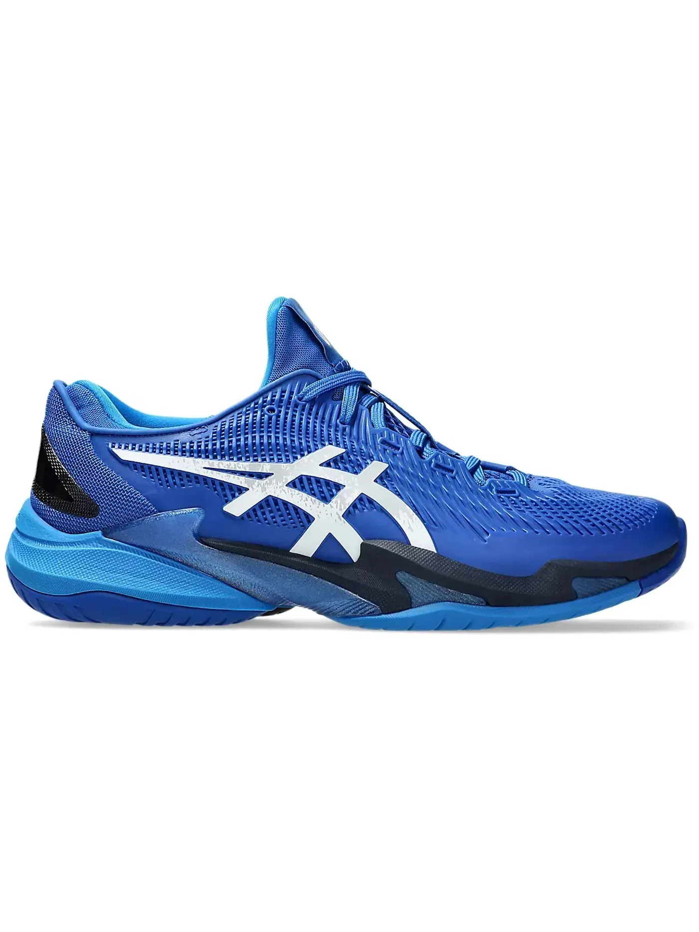 Мужские кроссовки для тенниса ASICS Court FF 3 Novak — изображение 1 из 1, синий/серебристый