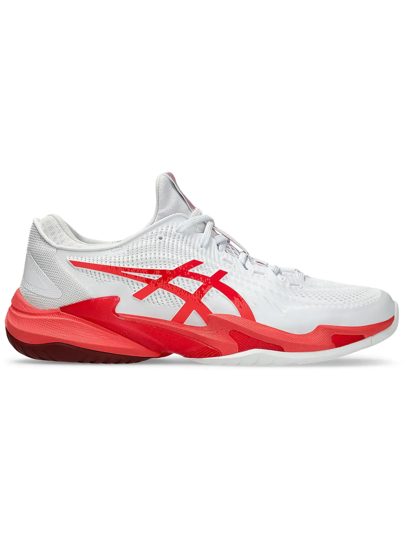 Мужские кроссовки для тенниса ASICS Court FF 3 Novak — изображение 1 из 1, белый/красный