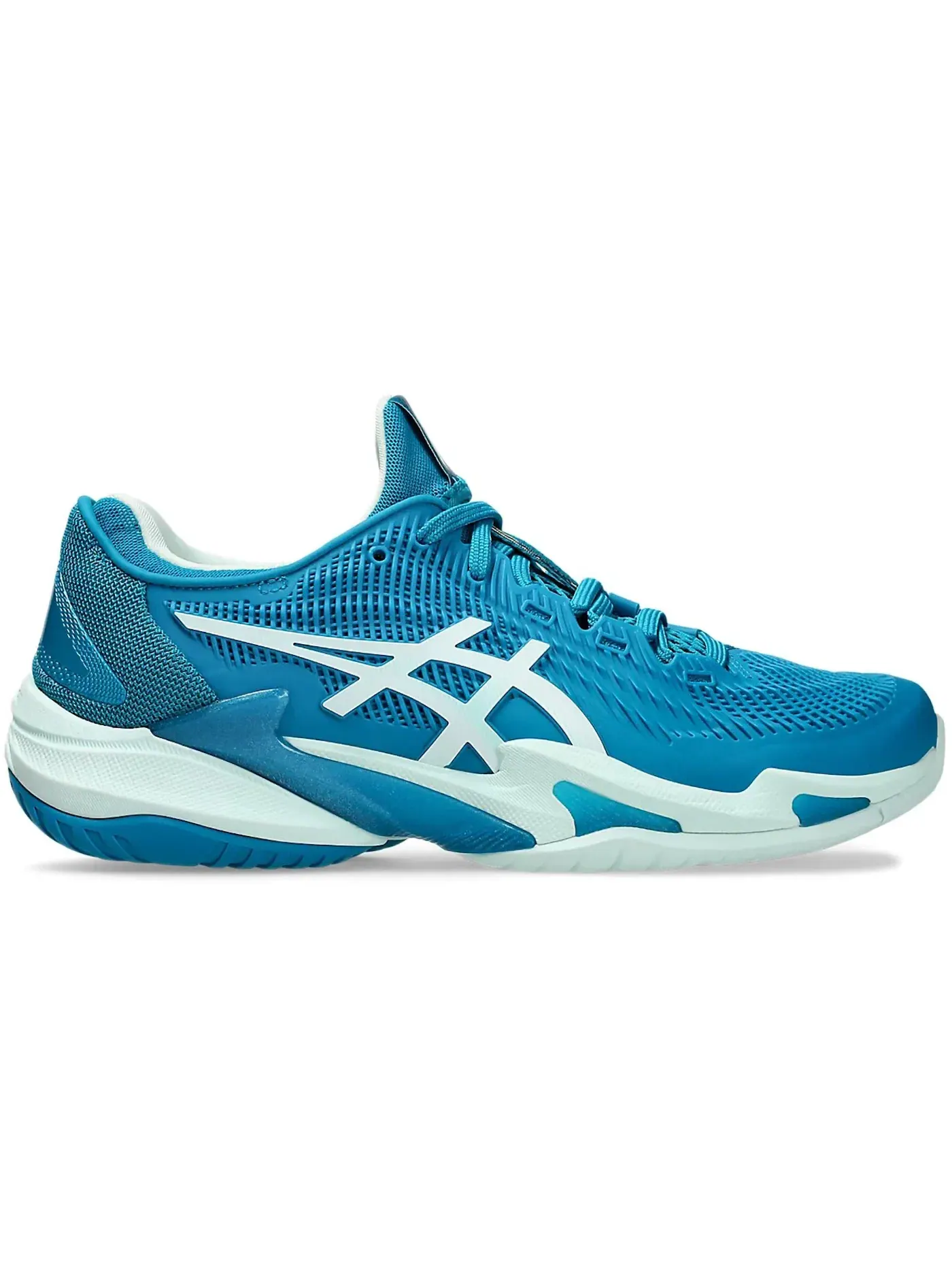 Женские кроссовки для спорта ASICS Court FF 3 — изображение 1 из 1, синий/белый