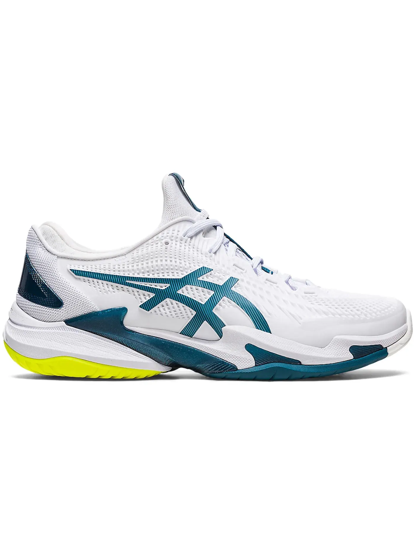 Мужские кроссовки для тенниса ASICS Court FF 3 — изображение 1 из 1, белый/синий