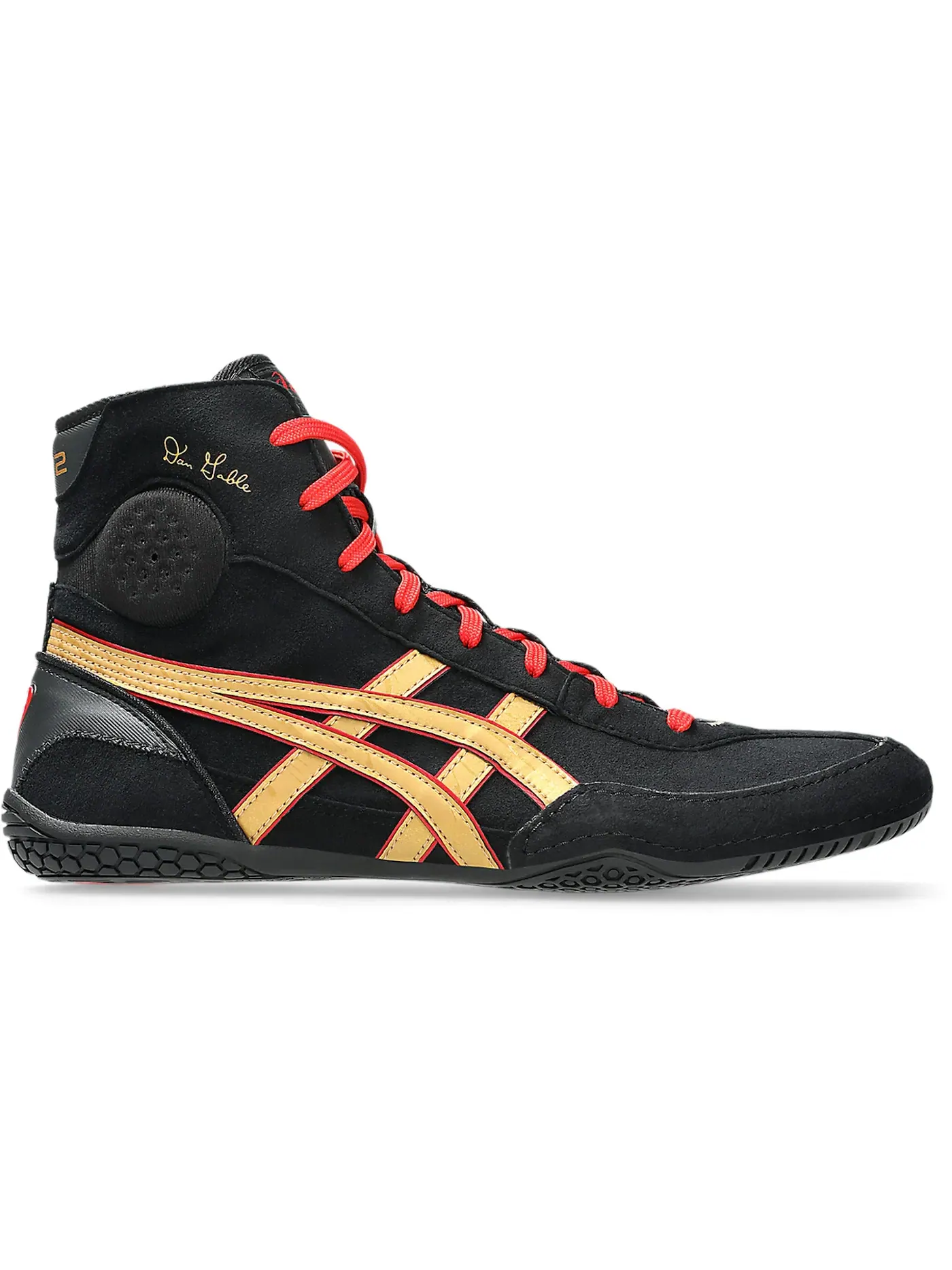 Мужские кроссовки для производительности ASICS Dan Gable Evo 3 — изображение 1 из 1, черный золотистый