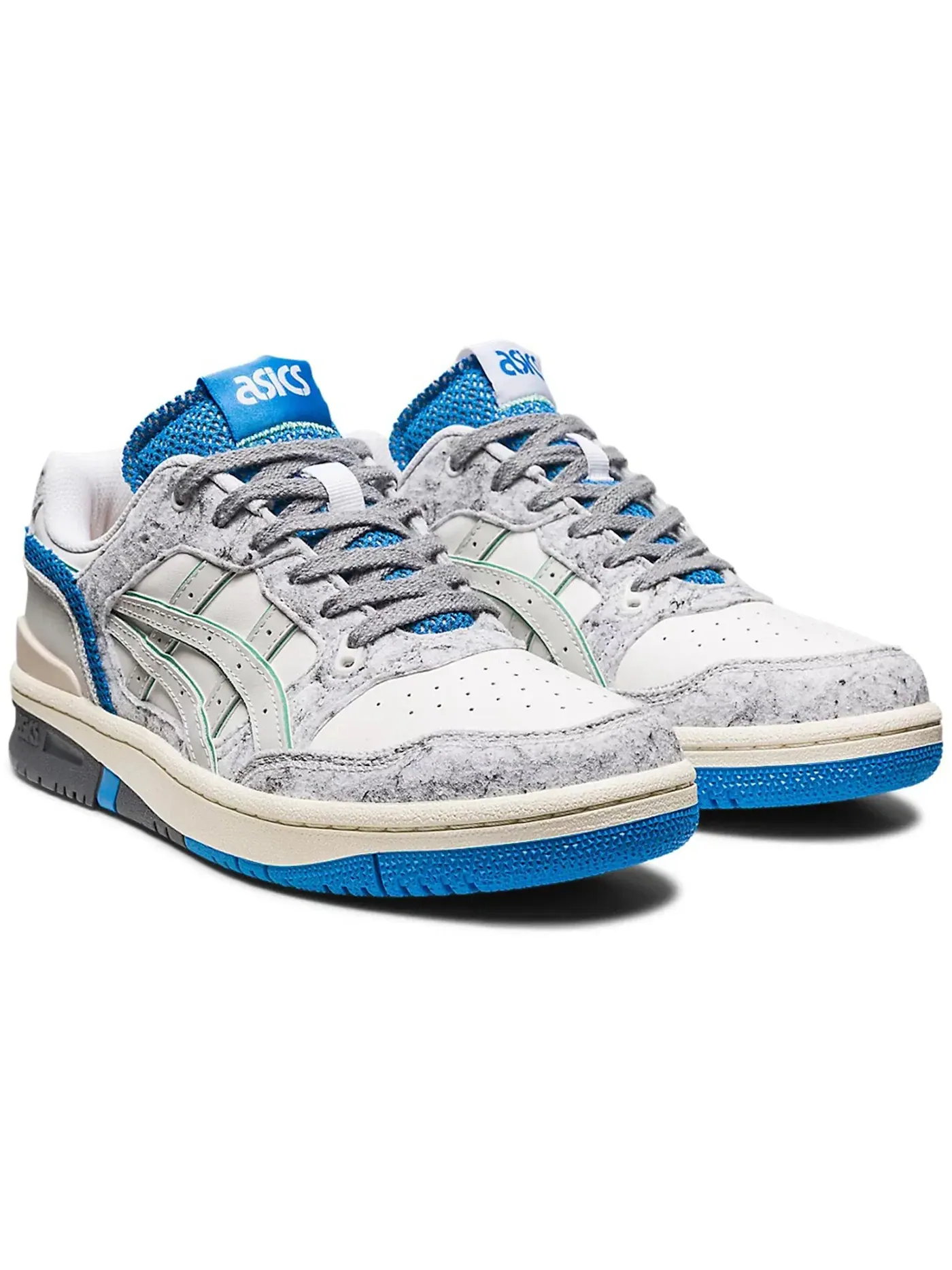 Мужские повседневные кроссовки ASICS EX89 — изображение 2 из 3, белый/синий