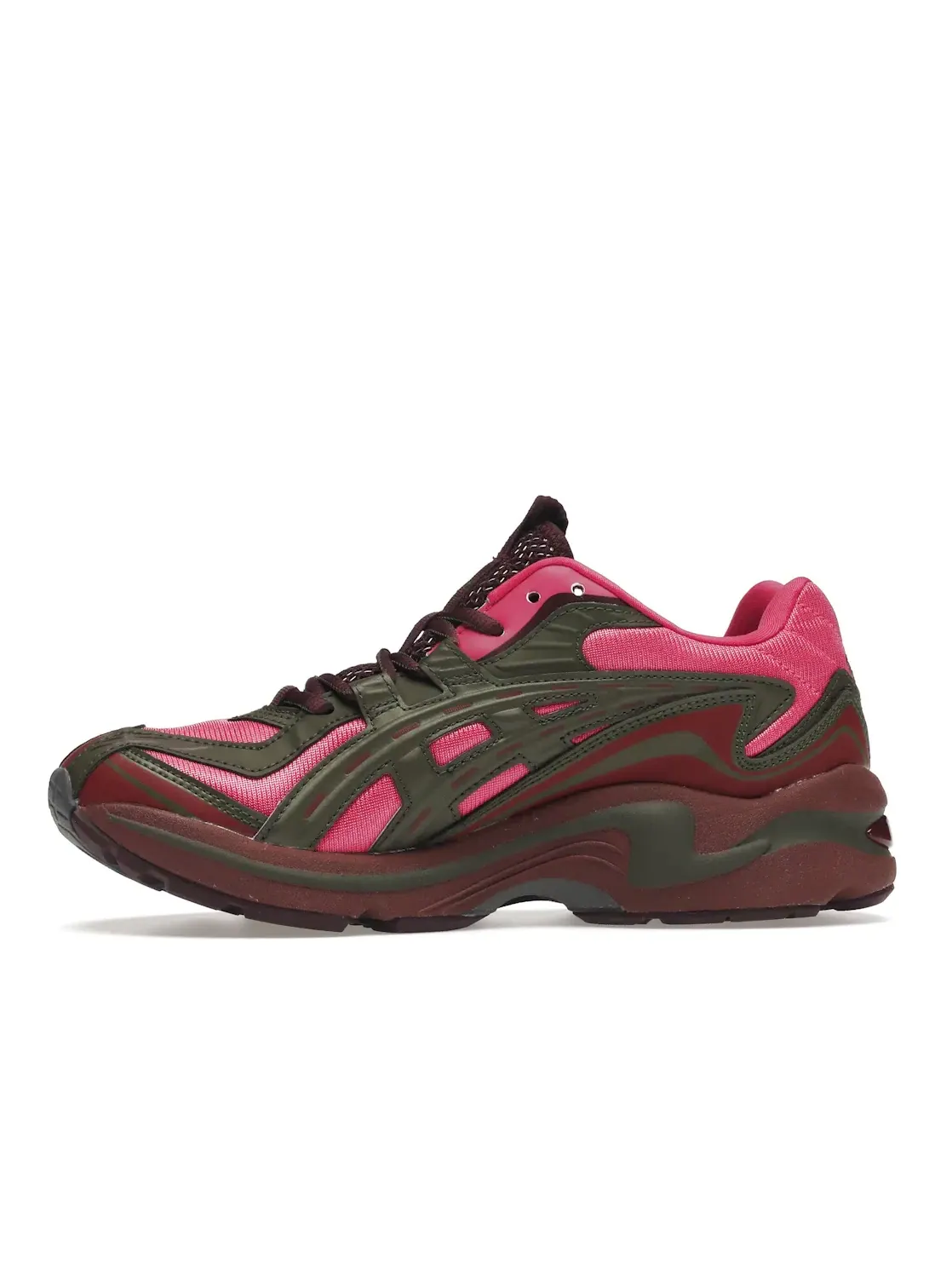 Женские кроссовки Lifestyle ASICS FB1-S Gel-Preleus — изображение 3 из 4, розовый/оливковый