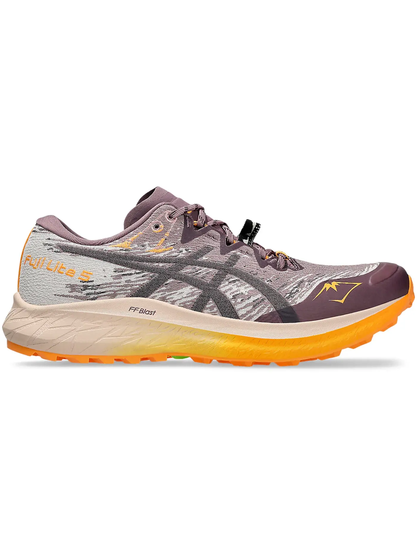 Женские кроссовки для бега с технологией ASICS Fuji Lite 5 ASICS, Dusty Mauve/Dark Aubergine — изображение 1 из 1