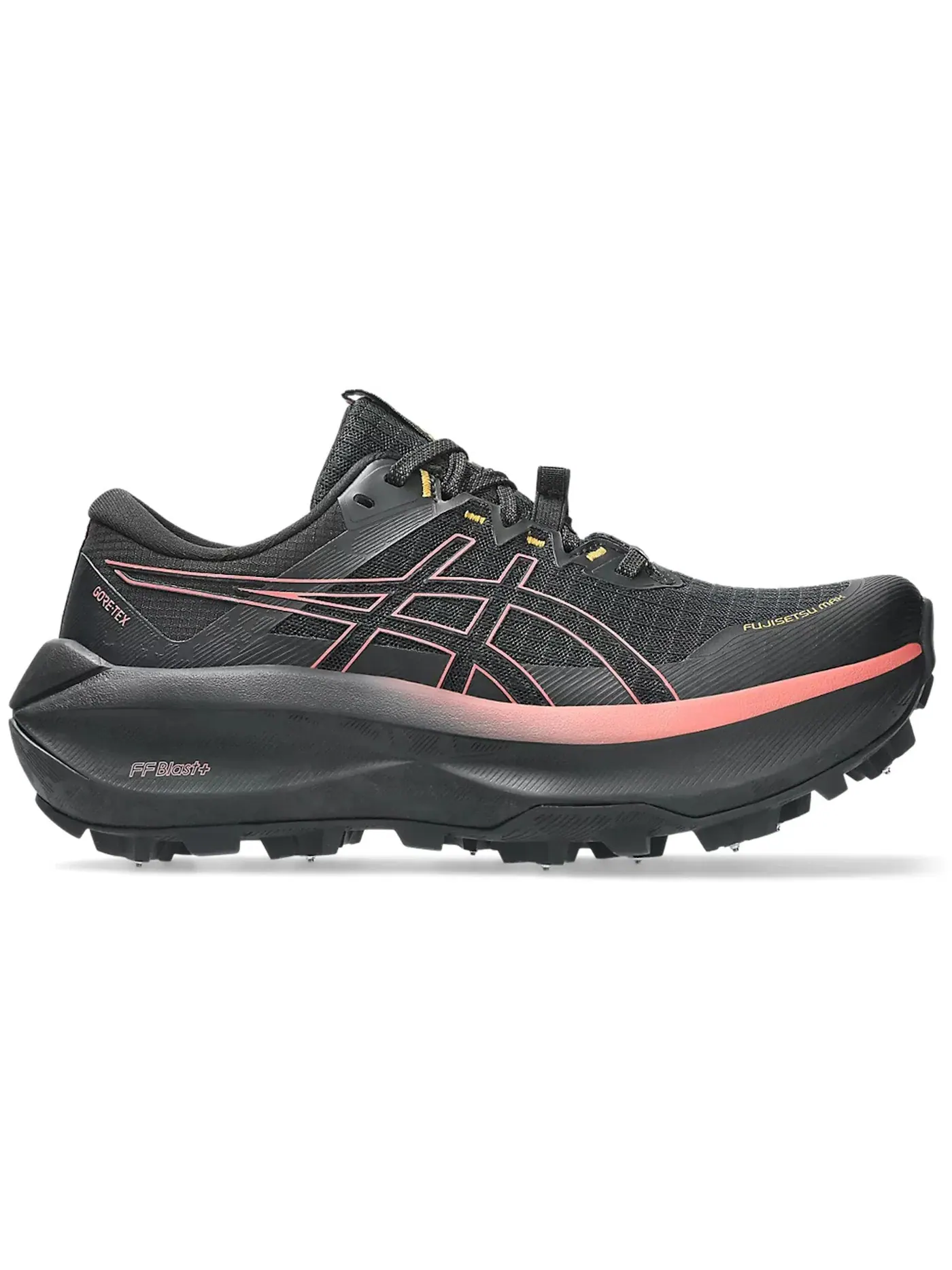 Женские кроссовки для бега ASICS Fujisetsu Max Gore-Tex — изображение 1 из 1, черный/темный розовый