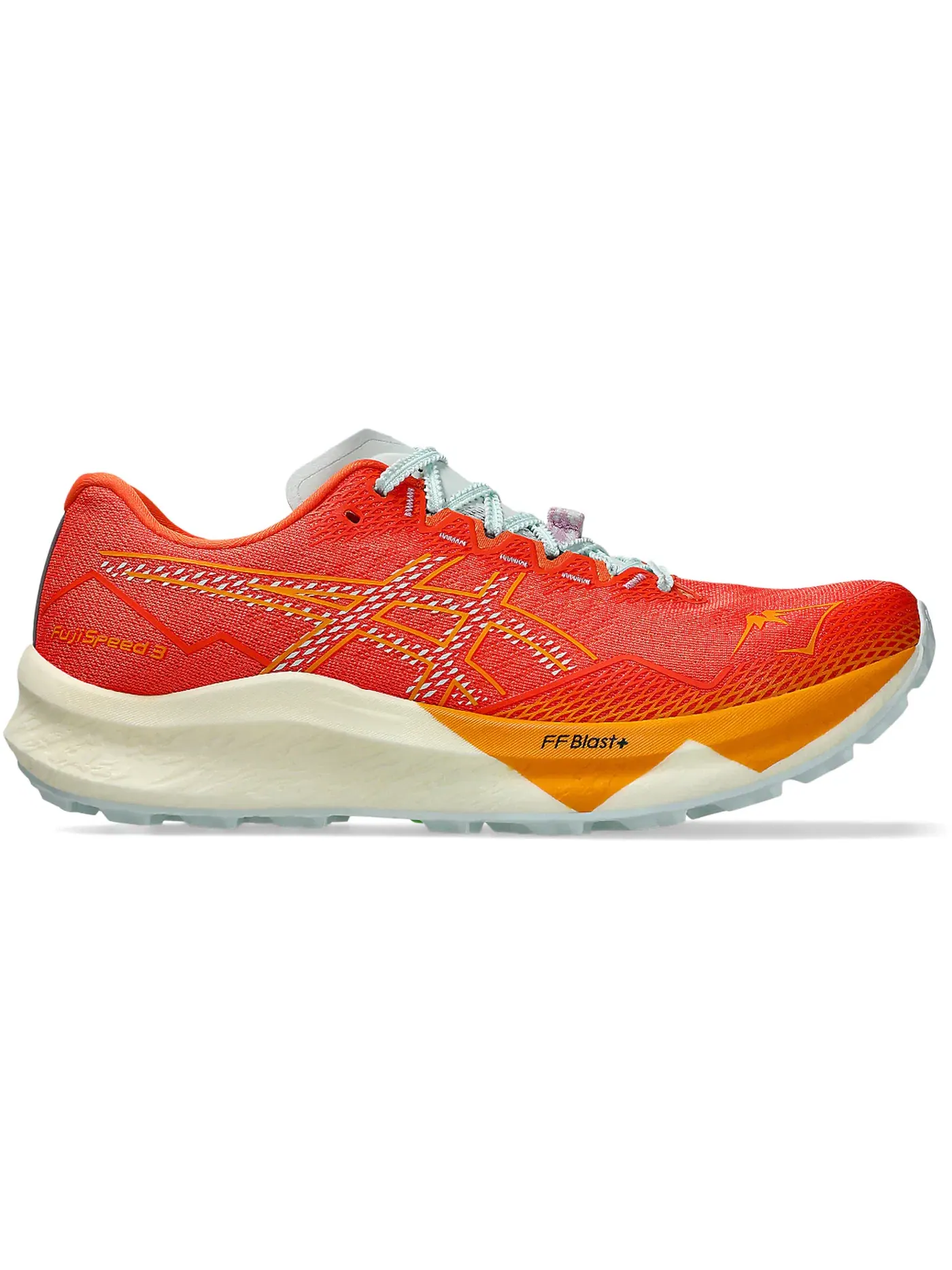 Мужские кроссовки для бега ASICS Fujispeed 3 — изображение 1 из 1, оранжевый голубой