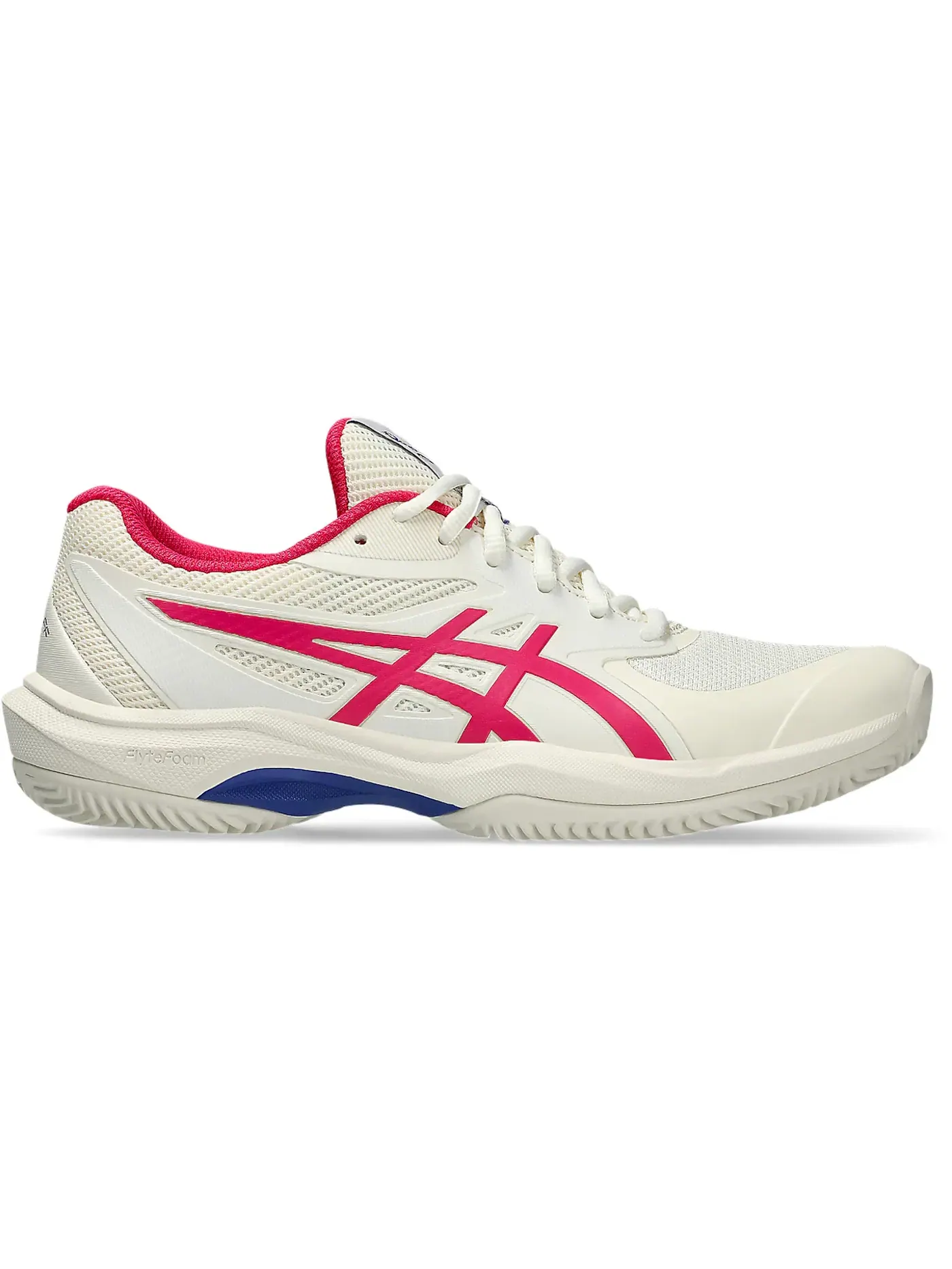 Женские кроссовки для тенниса ASICS Game FF Clay/OC — изображение 1 из 1, кремовый яркий розовый