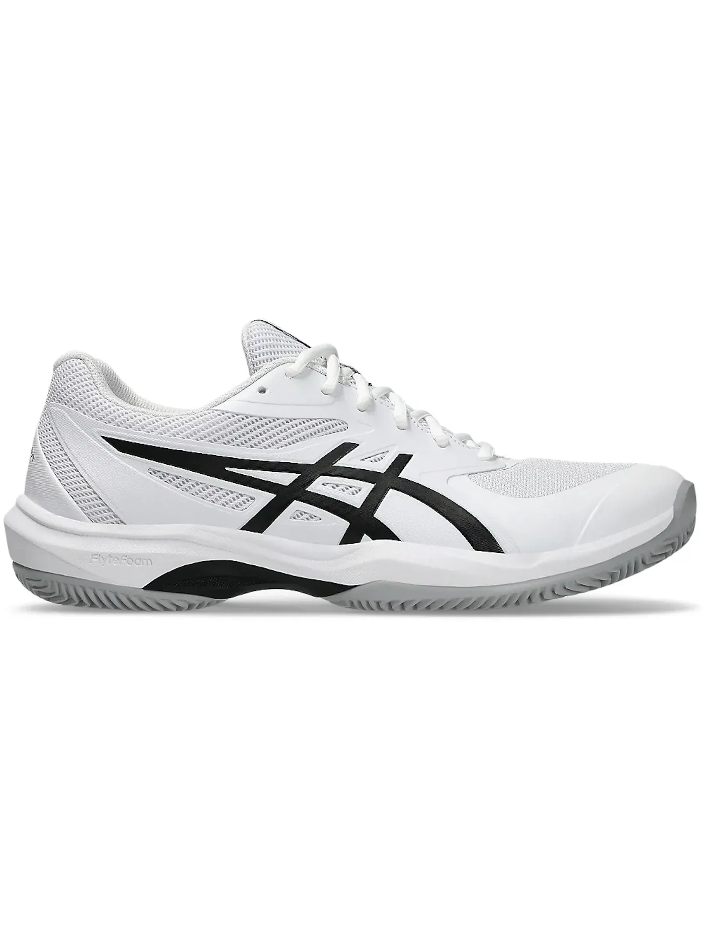 Мужские кроссовки для тенниса ASICS Game FF Clay/OC — изображение 1 из 1, белый/черный