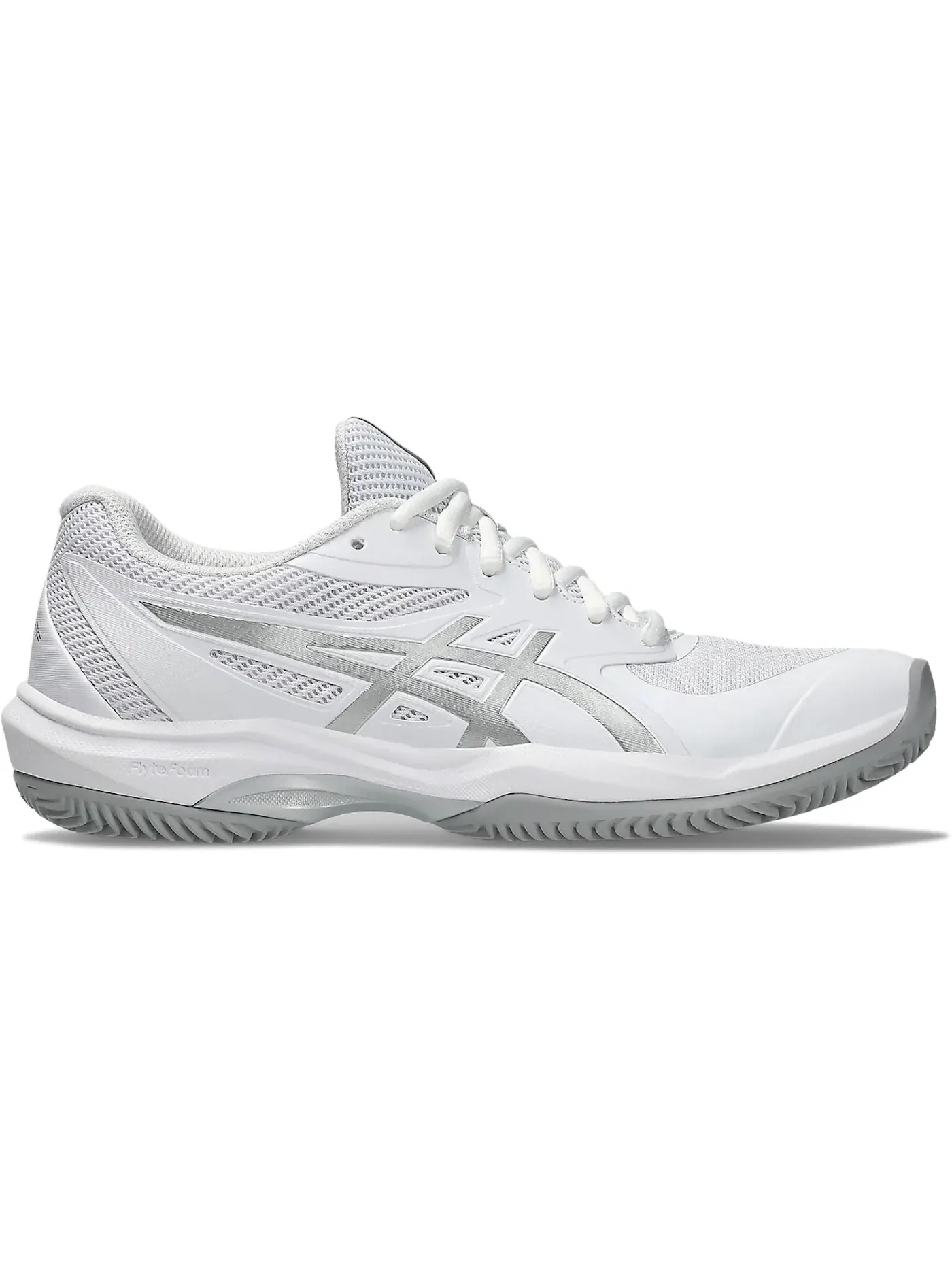 Женские кроссовки для тенниса ASICS Game FF Clay/Oc — изображение 1 из 1, белый/серебристый