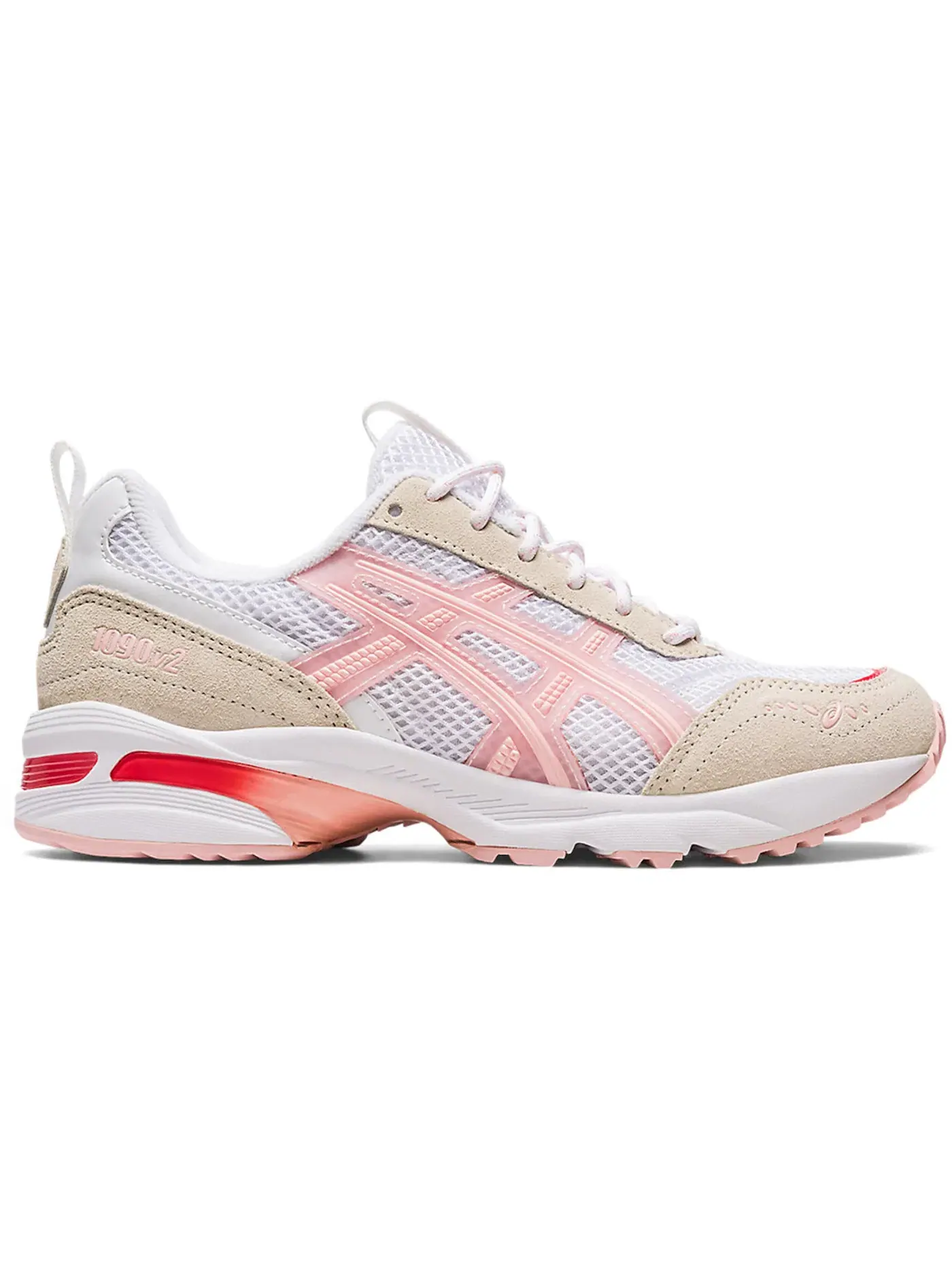 Женские кроссовки Lifestyle ASICS Gel-1090 V2 — изображение 1 из 1, белый/розовый