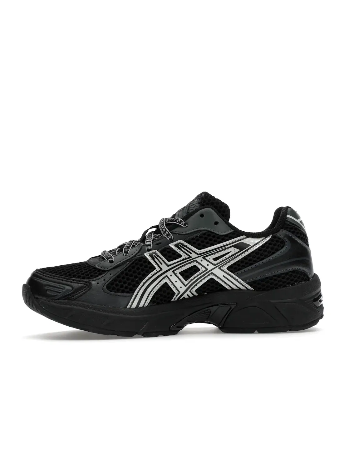 Мужские кроссовки для бега с ретро-дизайном ASICS Gel-1130 — изображение 3 из 4, черный серый