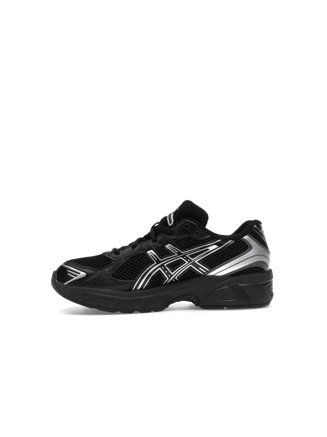 Детские кроссовки с сетчатым верхом ASICS Gel-1130 — изображение 3 из 4, черный серебристый